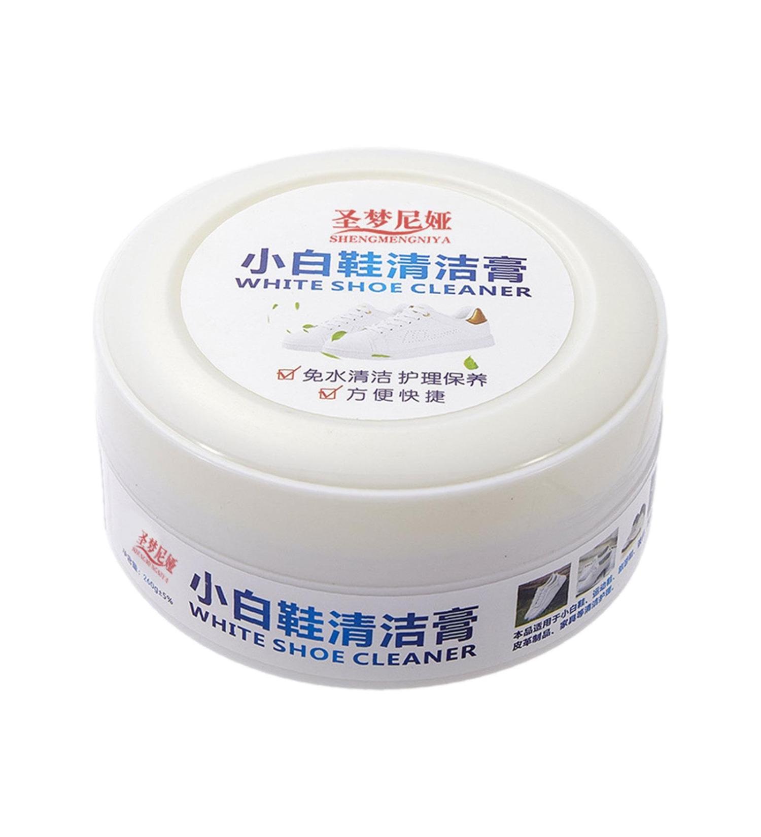 White Shoe Cleaning Cream | Sneaker Care & Stain Removal | Power Cleaner for Shoes - Buy Online on GoSupps.com