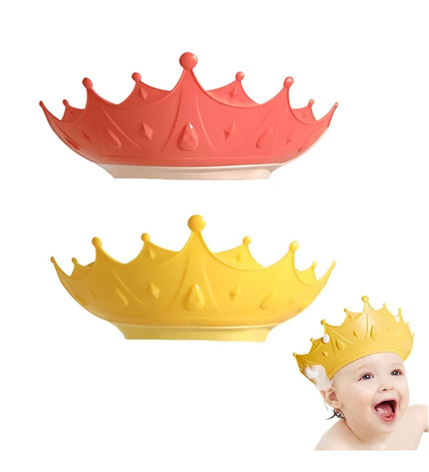 Adjustable Baby Shower Hood - 2 Pack | Soft Shampoo Protection Cap for Kids | Hair Washing Aid for Toddlers & Babies - Buy Online on GoSupps.com