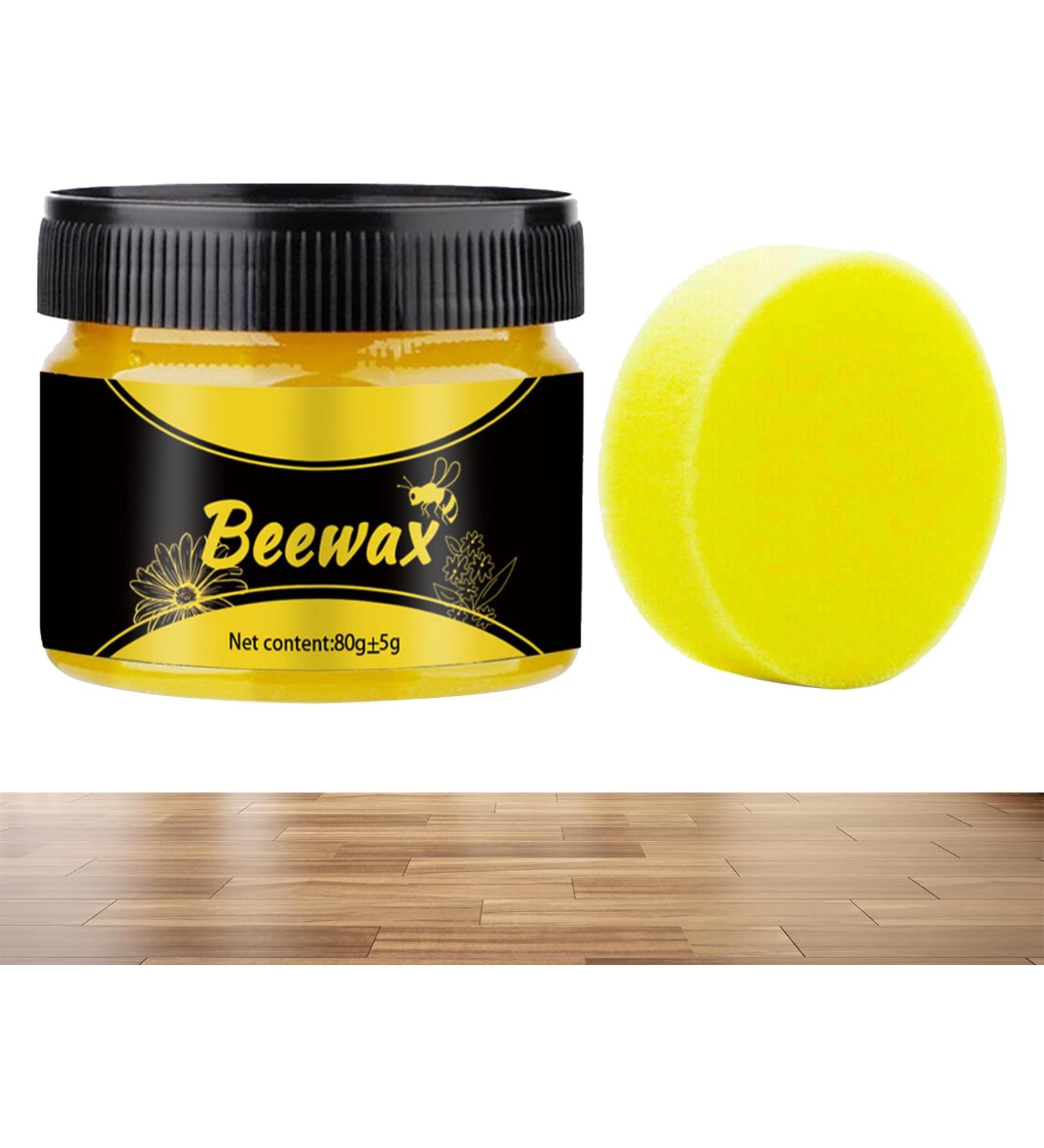 Bees Wax Cleaner Agent | 85g Natural Furniture Polish Agent Protective Wood Cleaner Spray Multifunctional Furniture Polish for Wood Multisurface Fingerprints Utoya - Buy Online on GoSupps.com