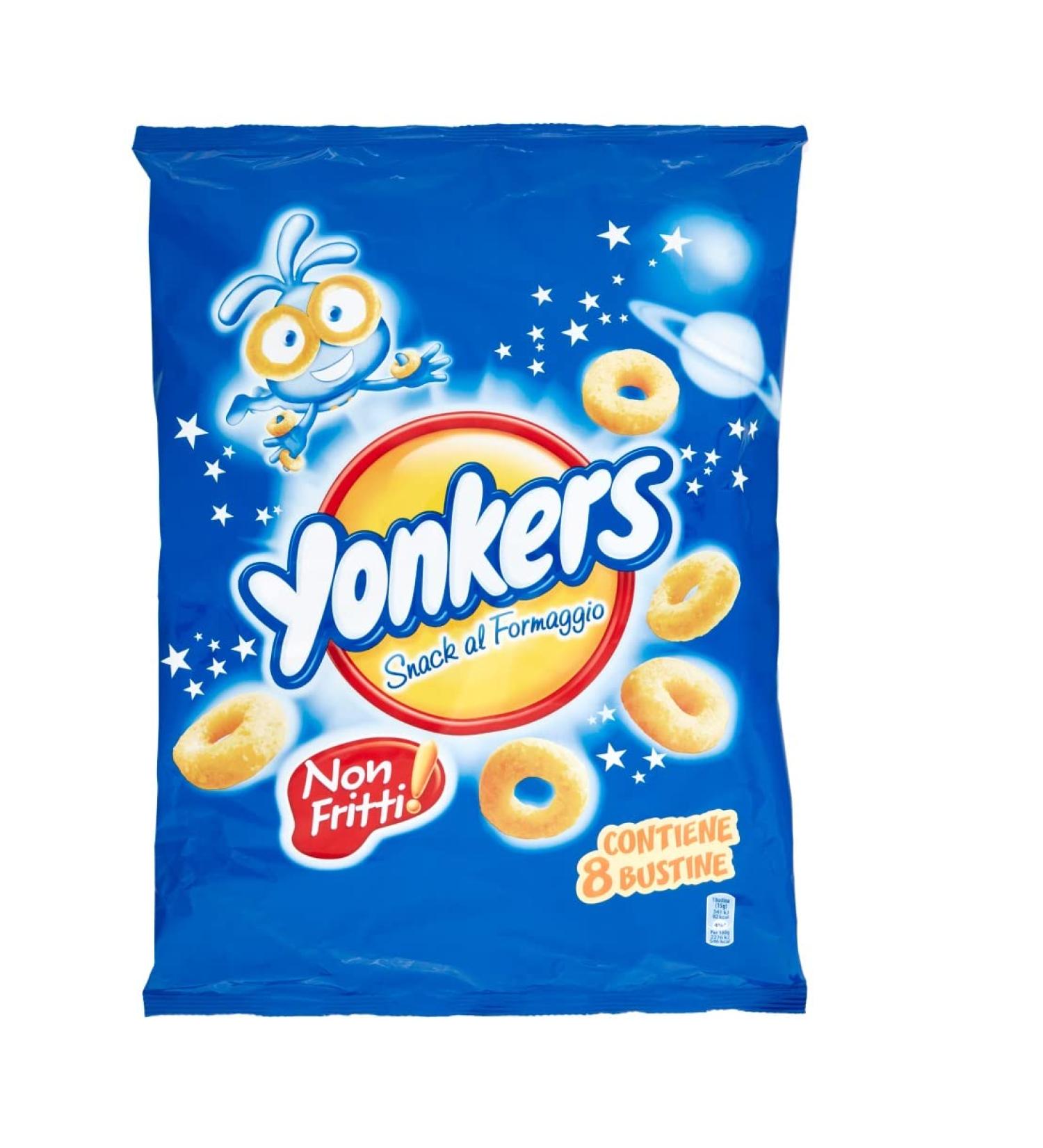  Italian Gourmet E.R. Yonkers 6-pack of corn snacks with cheese chips 8 individual 120g cheese chip bags - Buy Online on GoSupps.com