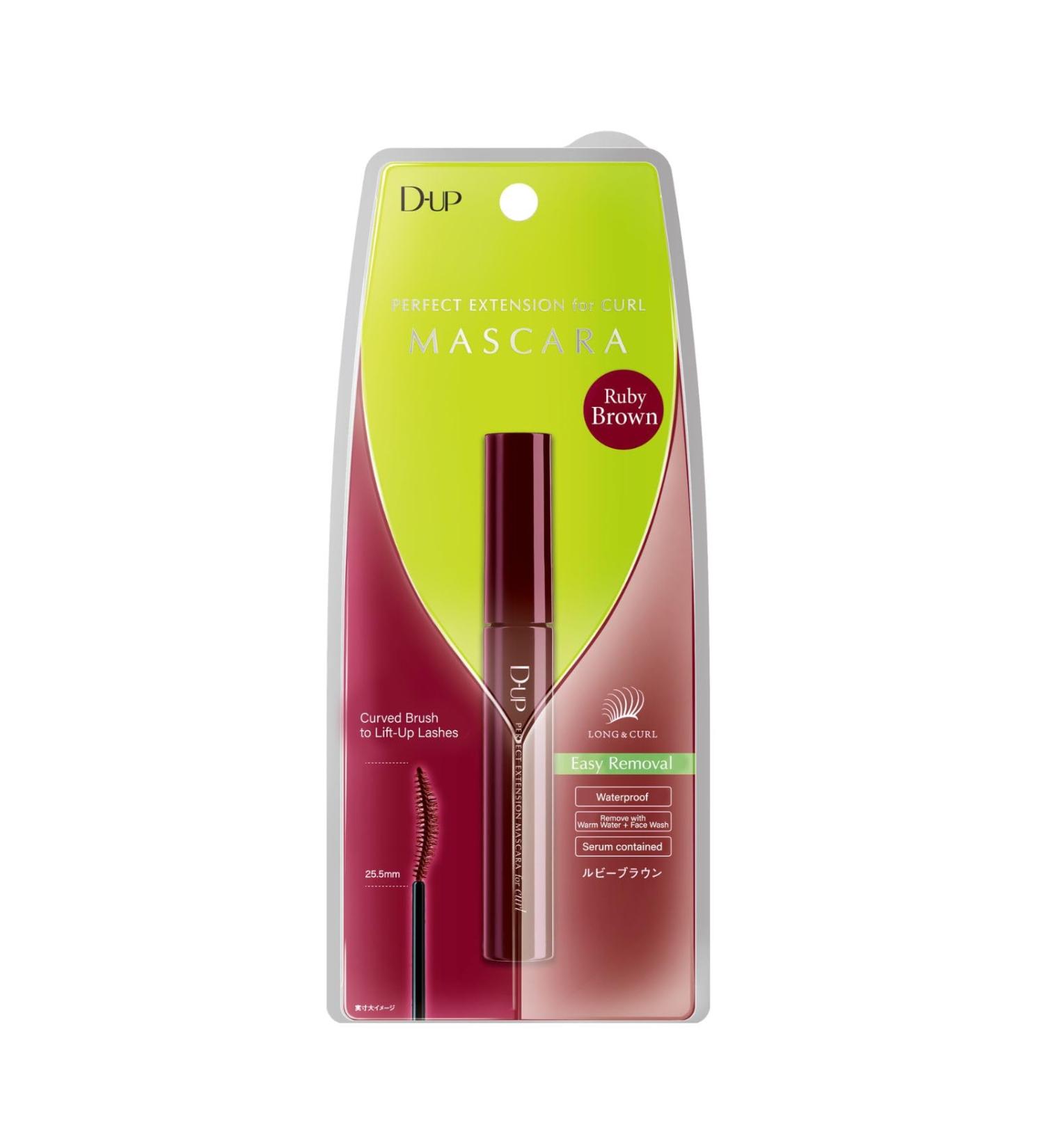 D-UP Perfect Extension Mascara pour boucles Marron rubis - Buy Online on GoSupps.com