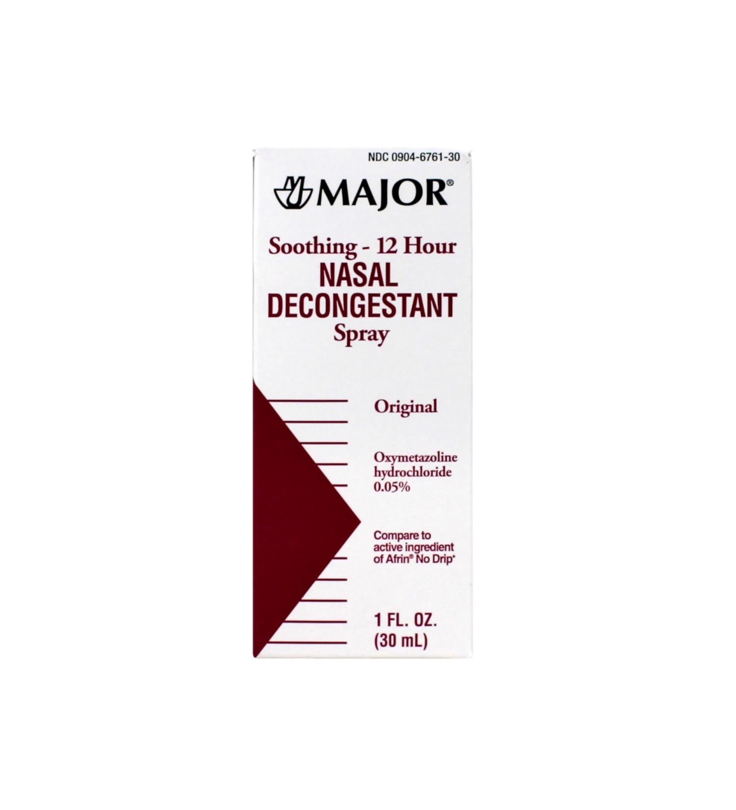 12hr Nasal Decongestant Pump Mist Spray 30ml - Oxymetazoline HCL 0.05% (Pack of 12) - Buy Online on GoSupps.com