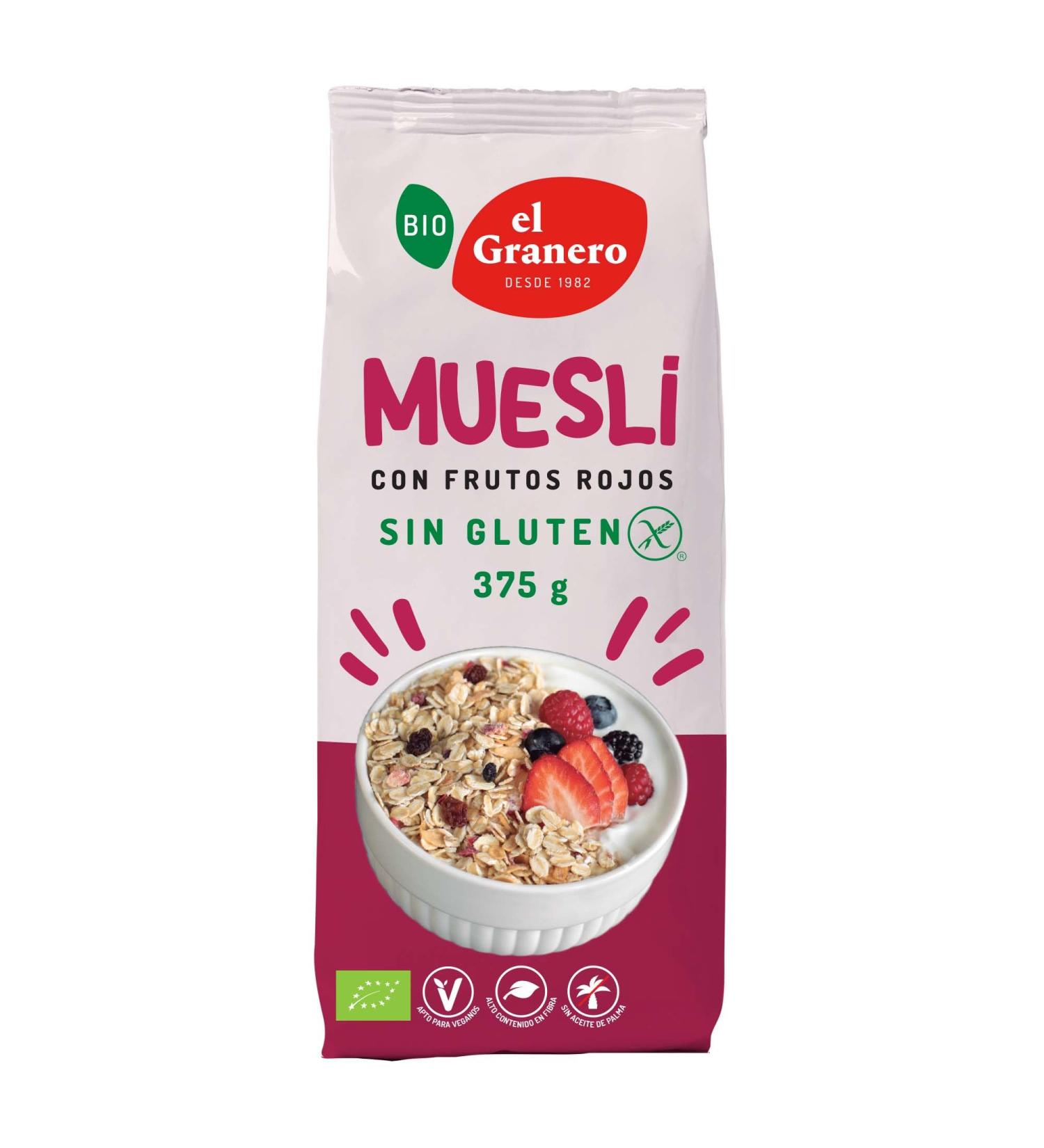 Red-berry muesli 375 g - Buy Online on GoSupps.com