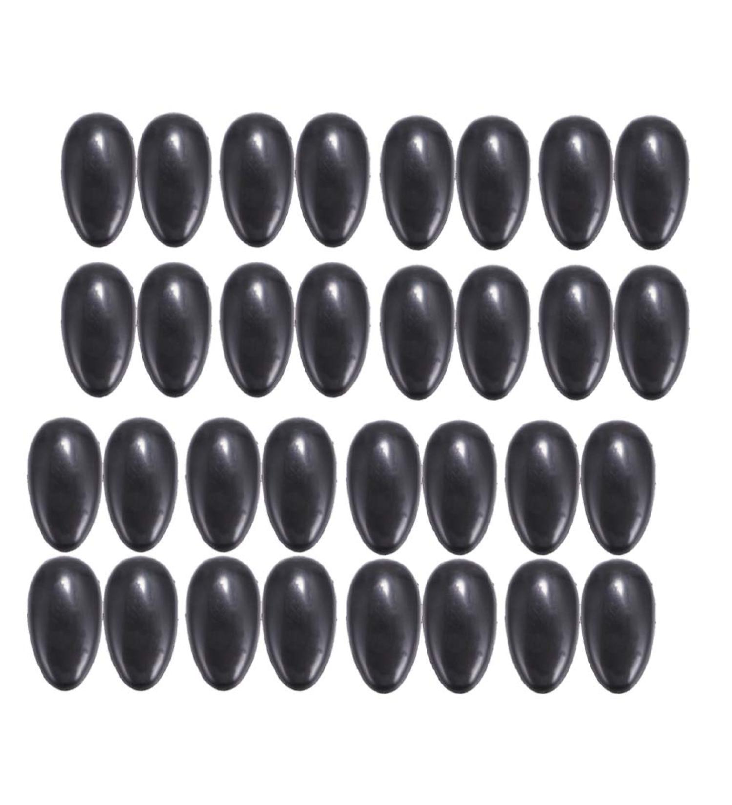 EXCEART 50 Pair Plastic Ear Caps - Hair Dye Shield Protector for Hair Dyeing - Black - Buy Online on GoSupps.com