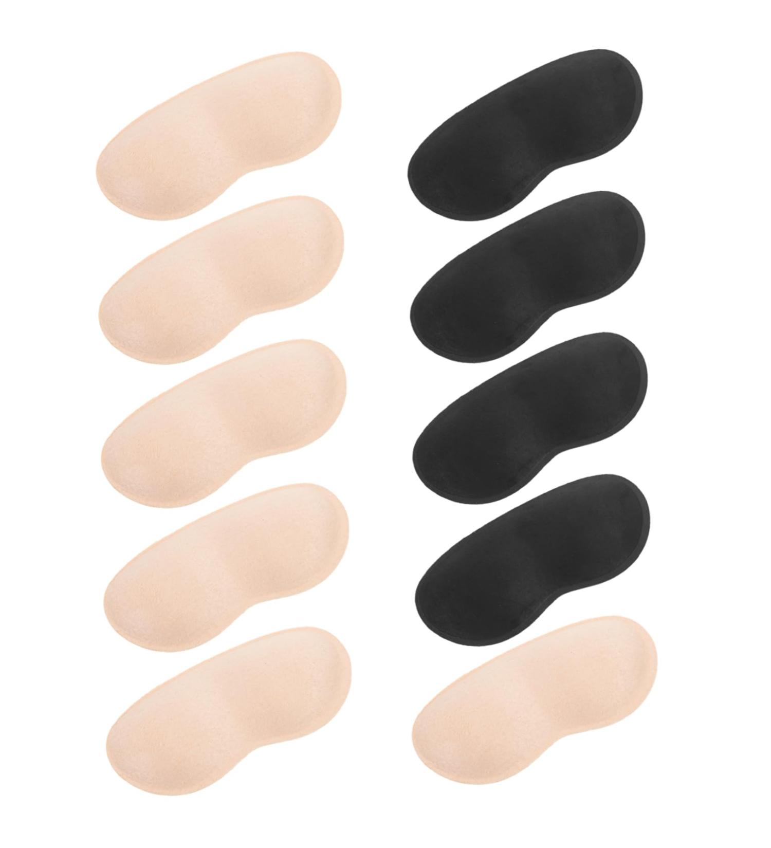 Buy Healeved Heel Pad Protector - 5 Pairs Soft Sponge Half Size Inserts for Ultimate Comfort | Replaceable Cushion & Foam Heel Stickers - Perfect Shoe Supplies - Buy Online on GoSupps.com