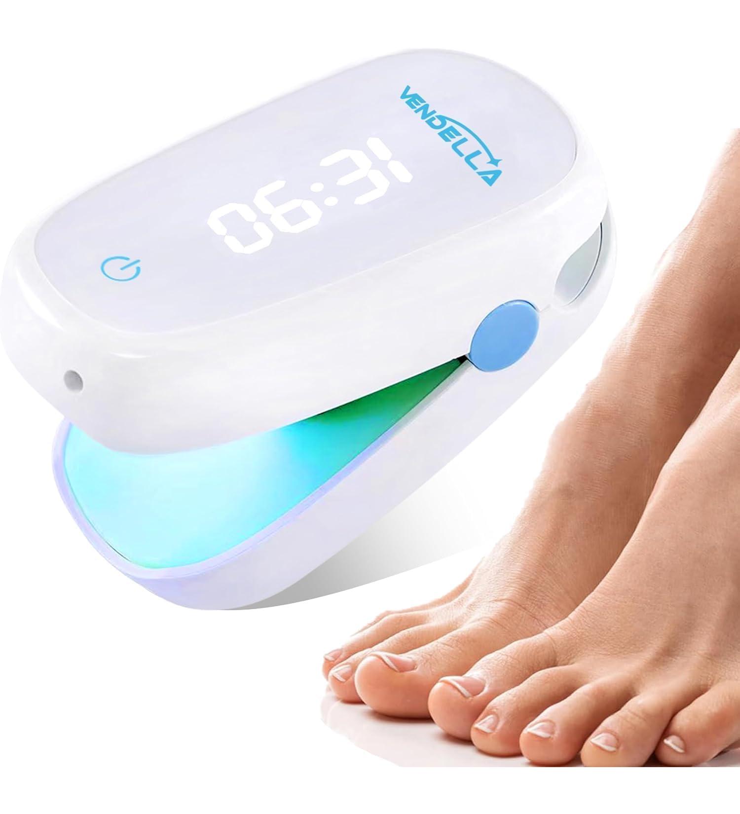 VENDELLA Touchscreen Nail Fungus Laser Treatment Device Rechargeable Nail Fungus Remover for Onychomycosis Discolored Brittle Cracked Nails and Thickened Toenails and Fingernails - Buy Online on GoSupps.com