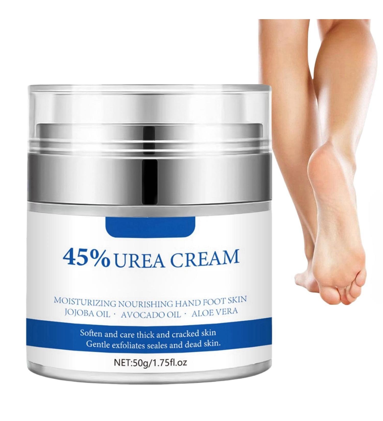 45% Urea Foot Cream Cracked Heel Repair Cream Foot Nourishing Cream Foot Moisturizer Foot Cream for Cracked Heels and Dry Skin Hard Skin Remover Foot Cream Urea Cream Foot Moisturiser 50g - Buy Online on GoSupps.com