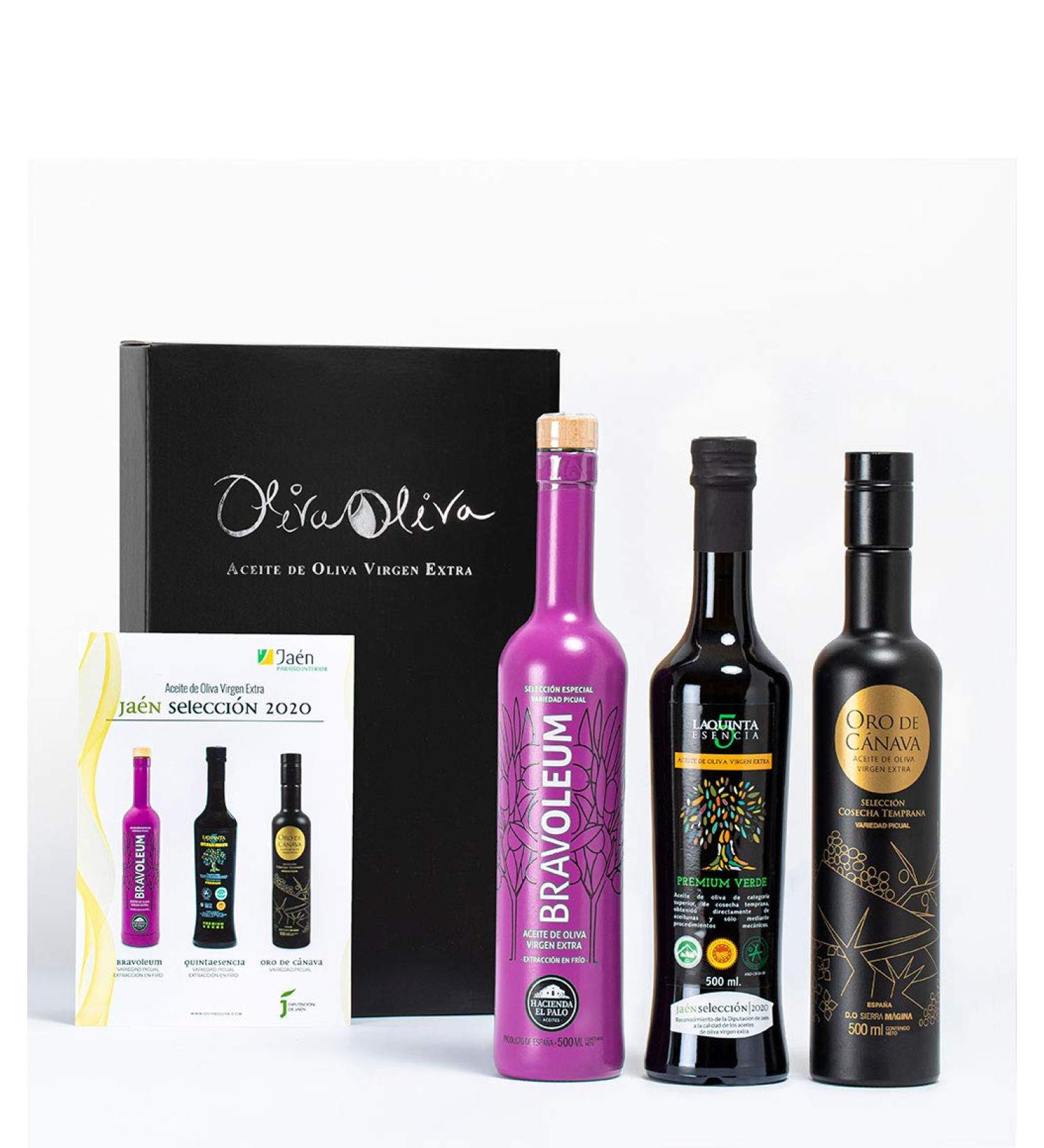 3 Best Extra Virgin Olive Oils from Jaen (Spain) 2020 - Oro de C nava | Bravoleum | Quintaesencia
