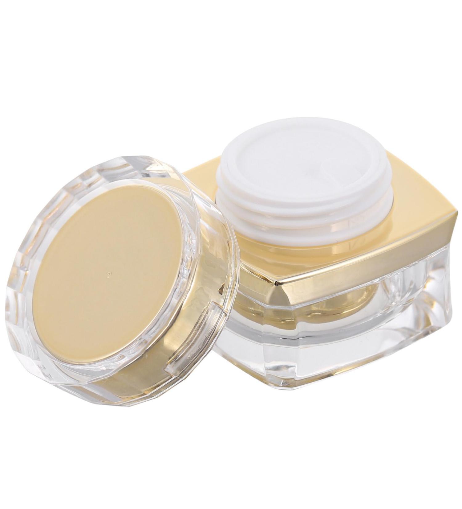 Beavorty 1Pc cream Small Creams Jar Portable Face Cream Bottle face lotion Make- up Cosmetic Jars terrarium Multipurpose Sub Container oil make up travel Acrylic - Buy Online on GoSupps.com