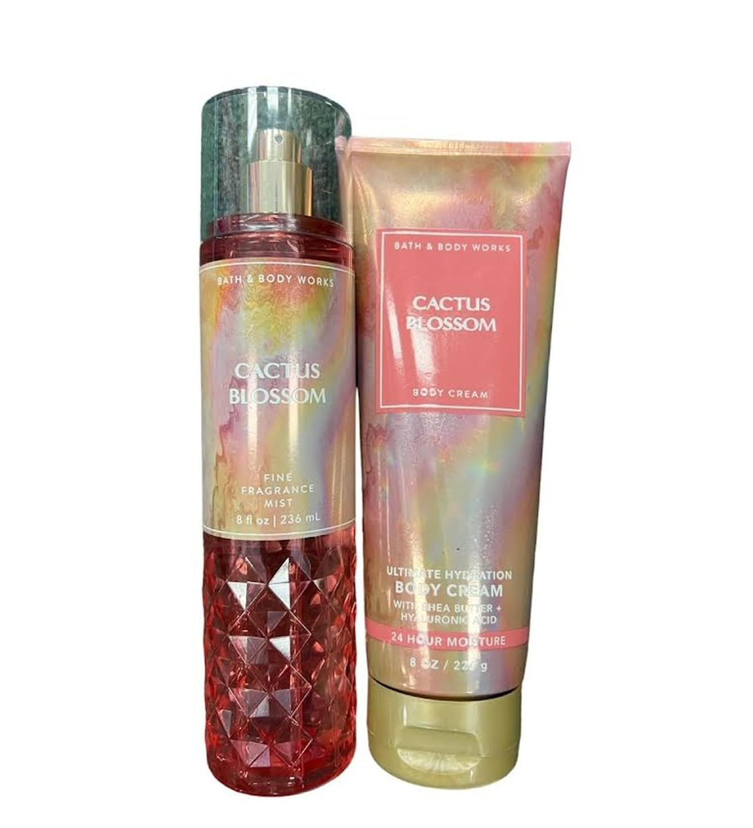 Buy Cactus Blossom Bath & Body Collection: Lotion Perfume Mist & Shower Gel 2 PC Set International Shipping Available - Buy Online on GoSupps.com