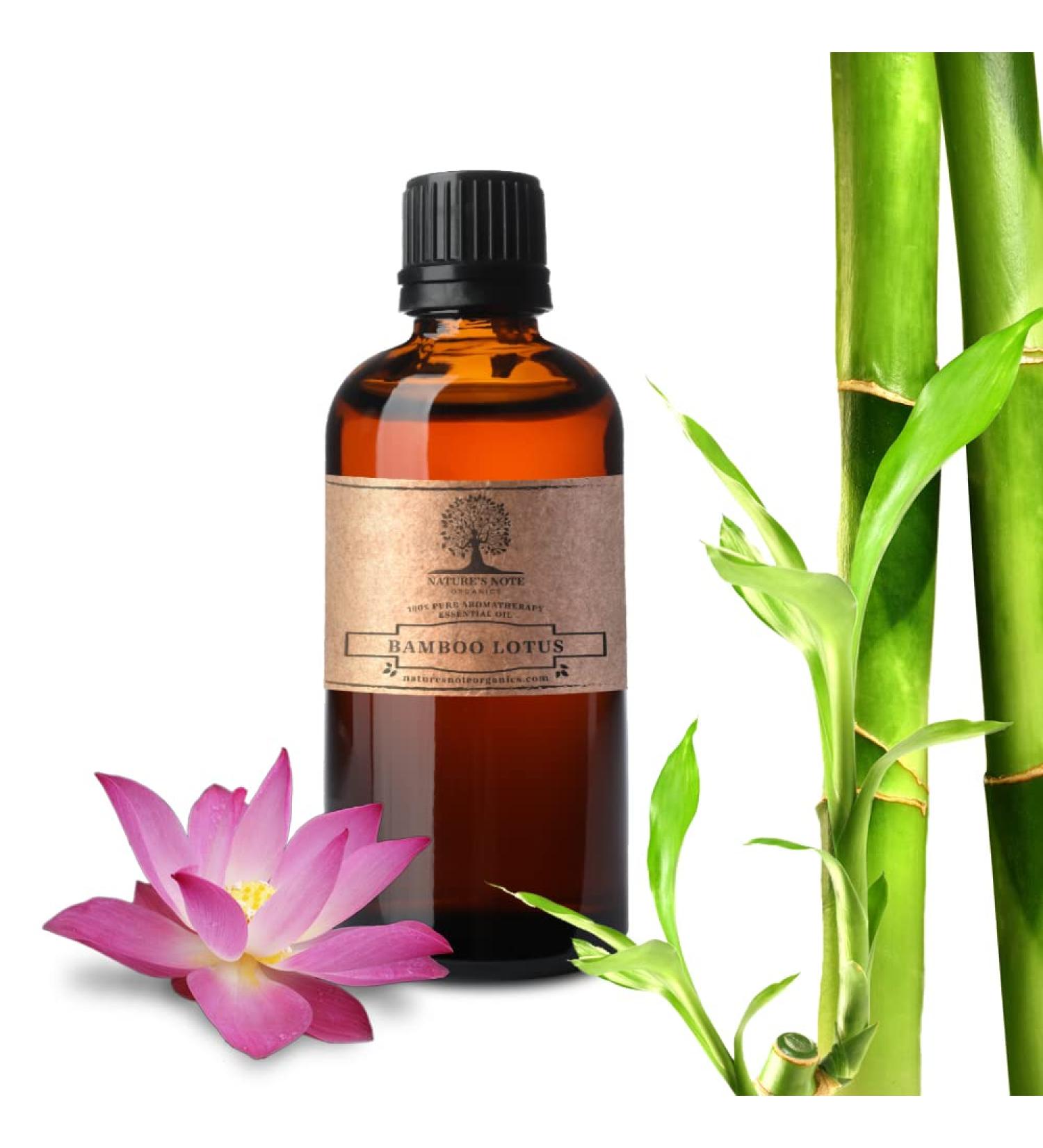 Bamboo Lotus Essential Oil - 100% Pure Aromatherapy Grade Essential Oil by Nature's Note Organics - 0.3 Fl Oz 1 Fl Oz (Pack of 1) - Buy Online on GoSupps.com