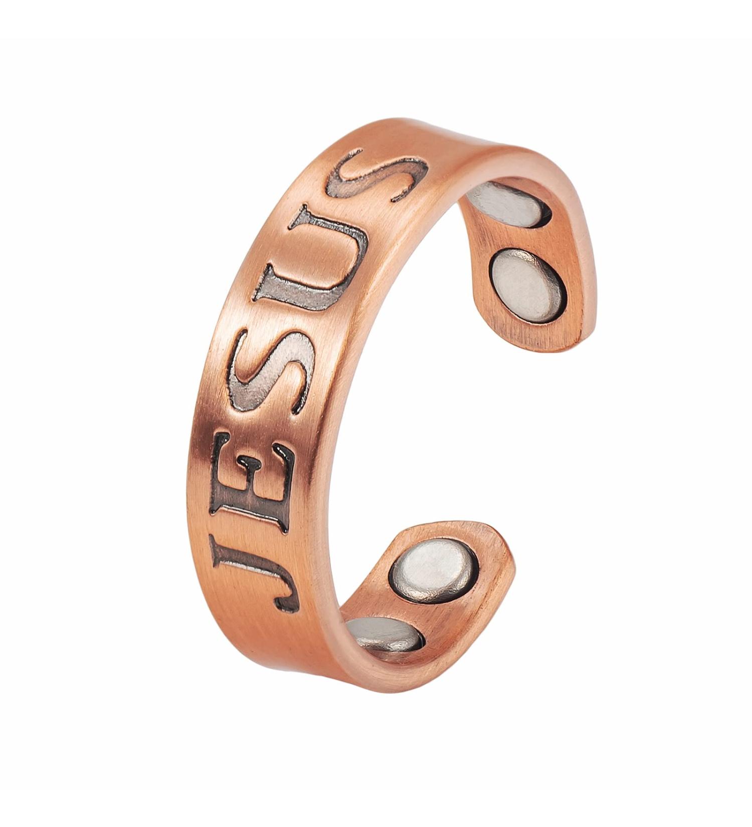 EnerMagiX Magnetic Copper Rings - Ultra Strength Magnets, 99.95% Solid Pure Copper, Adjustable - Women & Men (0203) - Buy Online on GoSupps.com