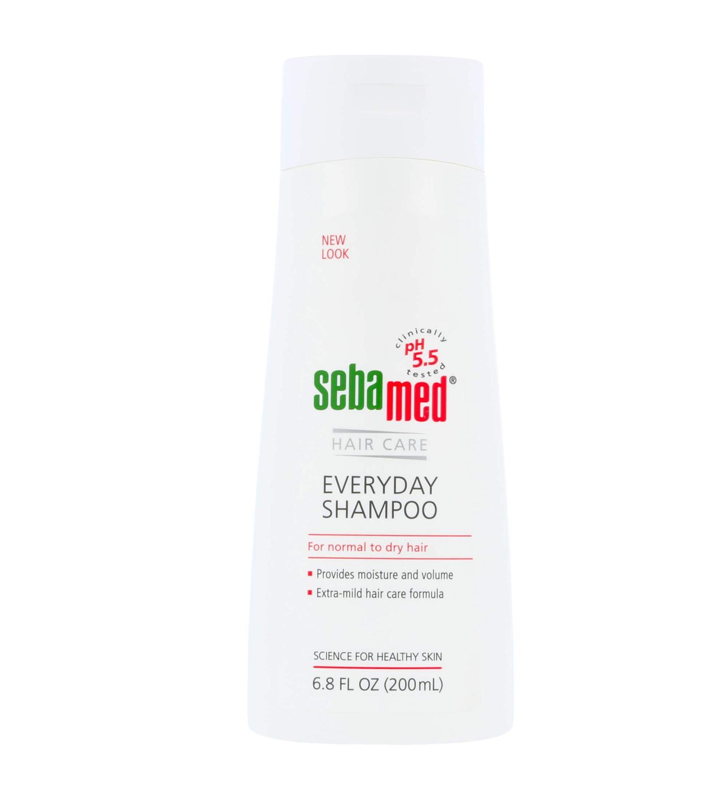 Sebamed Everyday Shampoo 6.8 fl oz - Gentle pH-Balanced Hair Care - Buy Online on GoSupps.com