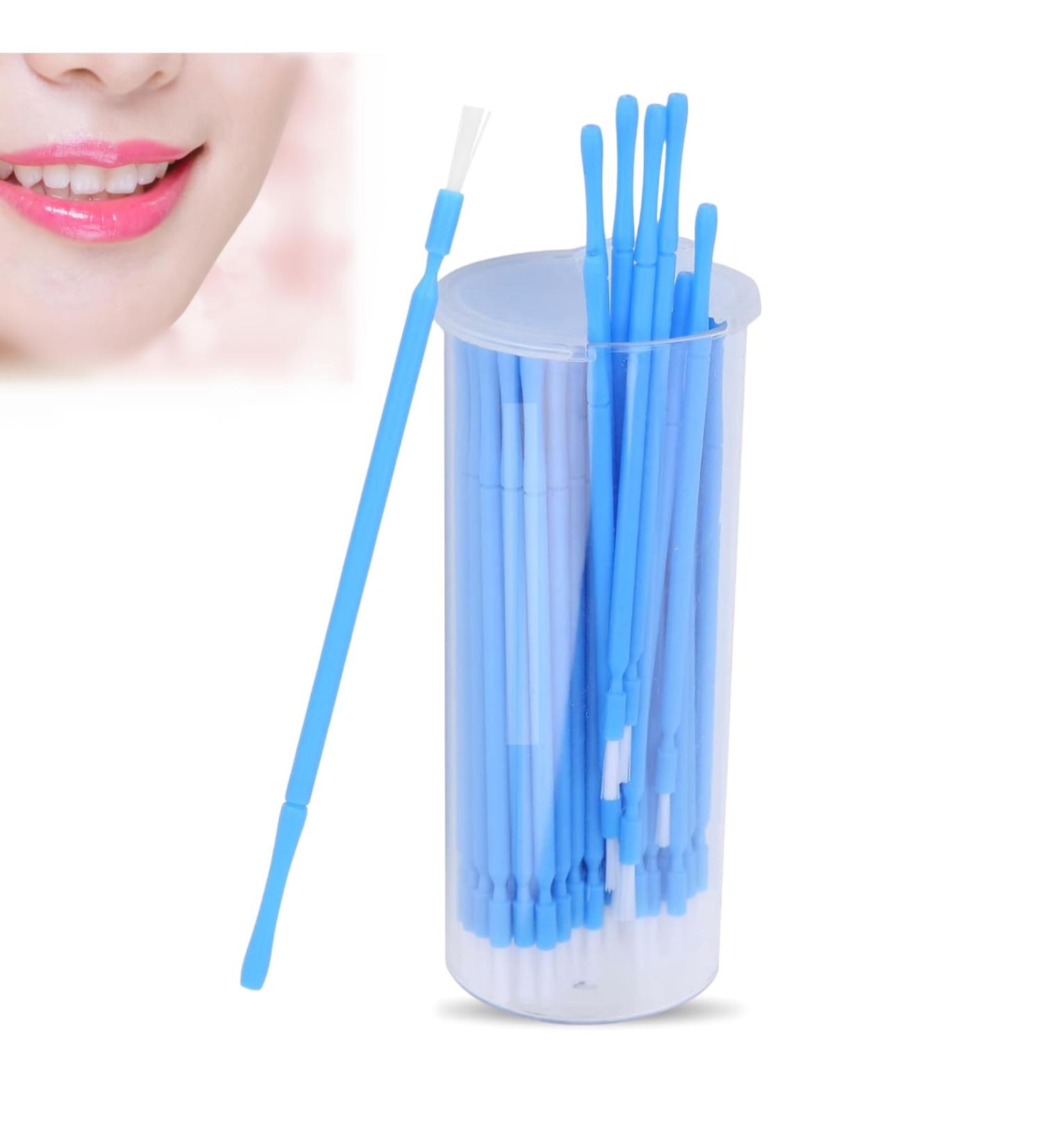 100 Disposable Micro-Application Brushes | Tooth Elevator Applicator for Desensitizing Fluoride Gel - Buy Online on GoSupps.com