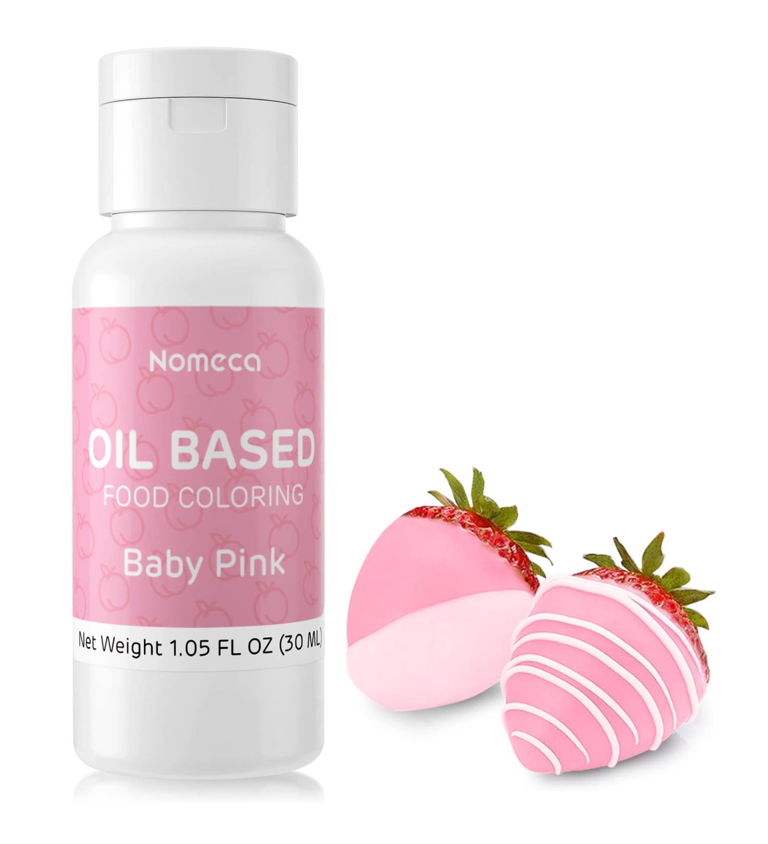 Nomeca 2-Light Pink Oil Food Coloring 30ml - Edible Color for Chocolate, Baking & Decorating - Buy Online on GoSupps.com