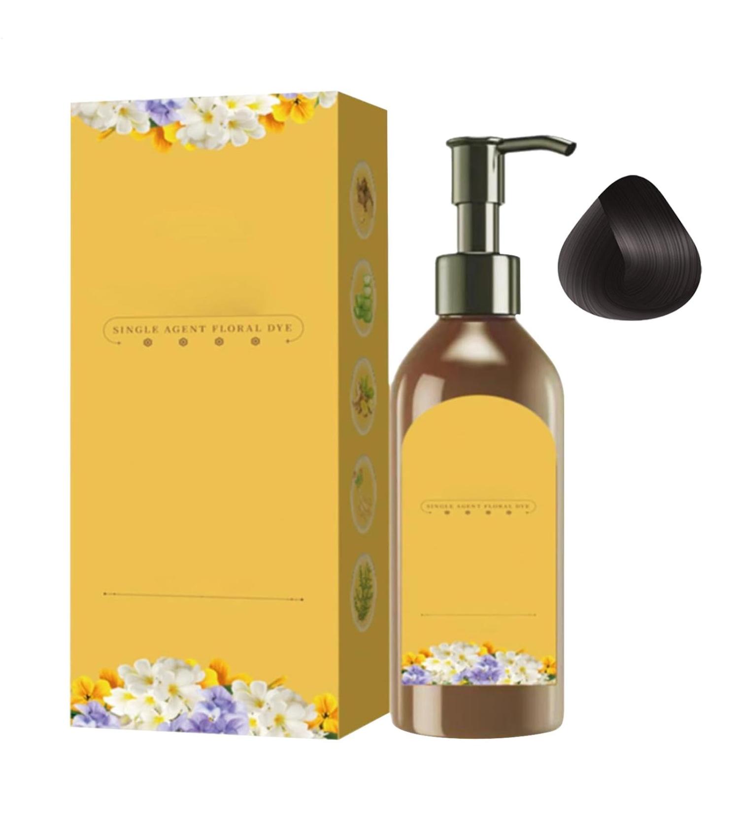 Single-Dose Floral Dye for Plants - Single-Agent Floral Dye | Unique Vegetable-Based Floral Dye | Long-Lasting Natural Hair Dye Shampoo by D - Buy Online on GoSupps.com