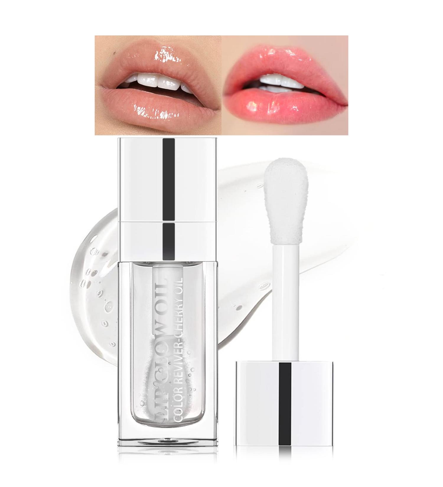 DAGEDA Tinted Lip Oil Plumping Gloss for Hydrated and Nourished Lips - Clear Shine - Buy Online on GoSupps.com