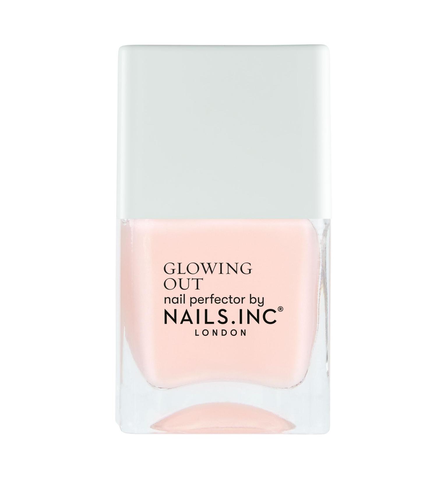 Nails.INC Got Me Glowing Glow-Enhancing Nail Perfector Polish Baby Pink Glow 14 ml (Pack of 1) - Buy Online on GoSupps.com