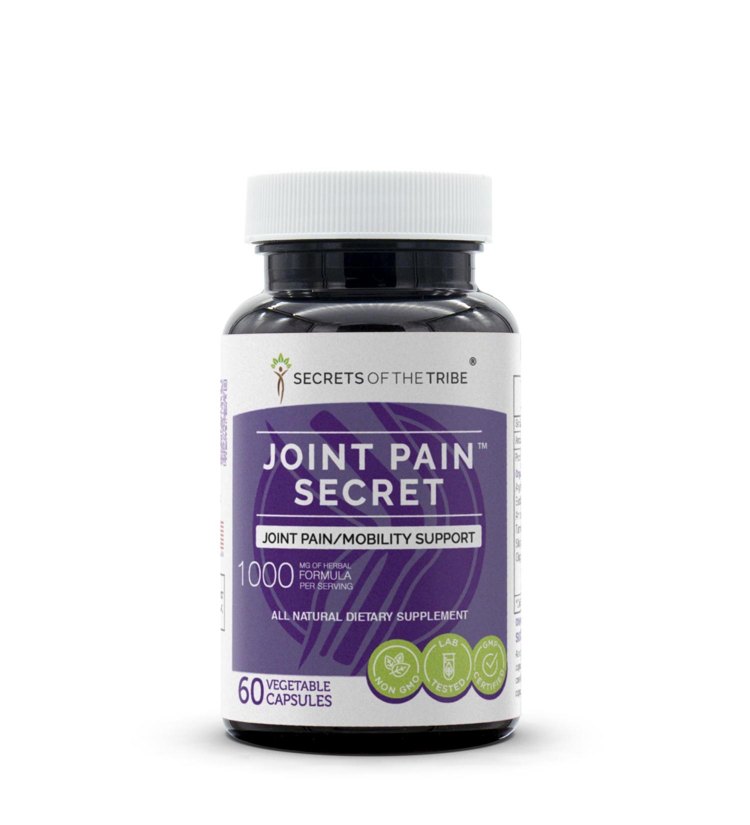 Secrets of the Tribe - Herbal Joint Pain Relief Supplement (60 Capsules) for Enhanced Mobility | Buy Internationally - Buy Online on GoSupps.com