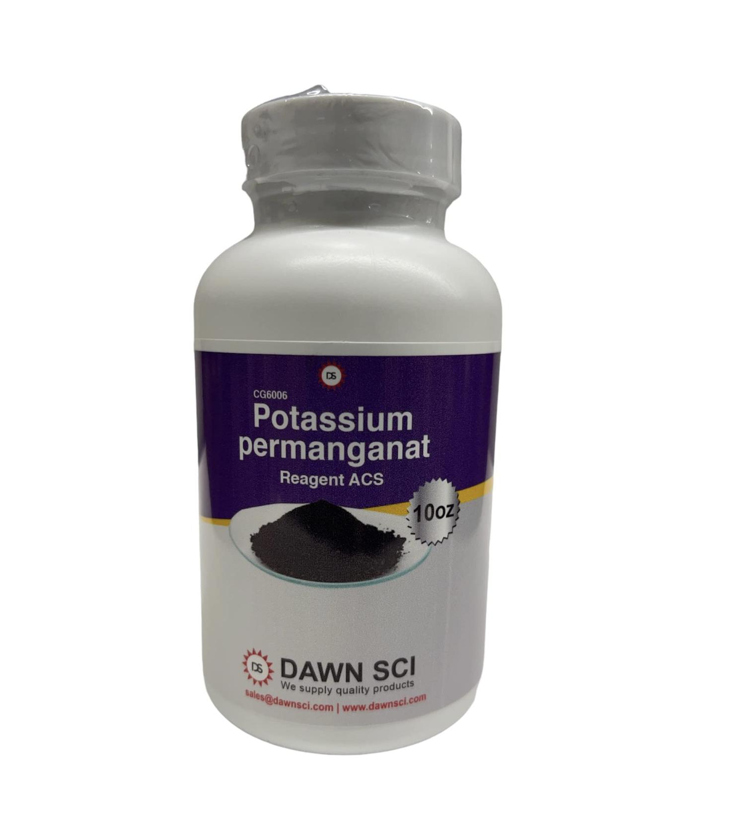 Potassium Permanganat Reagent Grade 10 OZ Free Flowing Powder