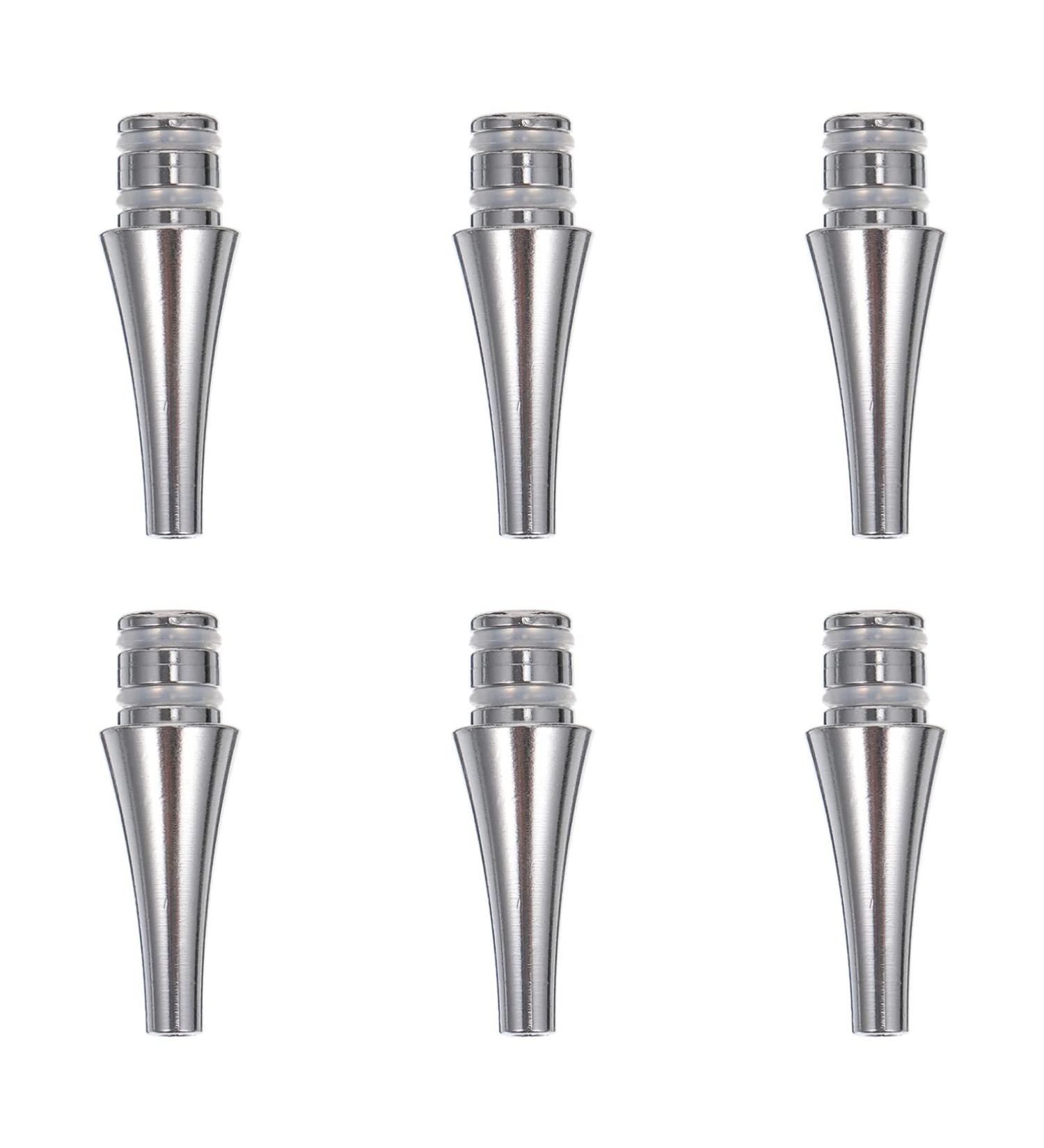 SEWACC Rhinestone Sticky Pen Tips 6pcs Cases Nail Embroidery Drill Art Tool Point for Steel Tips Pen Replacement Diy Heads 2.2X0.5cm - Buy Online on GoSupps.com