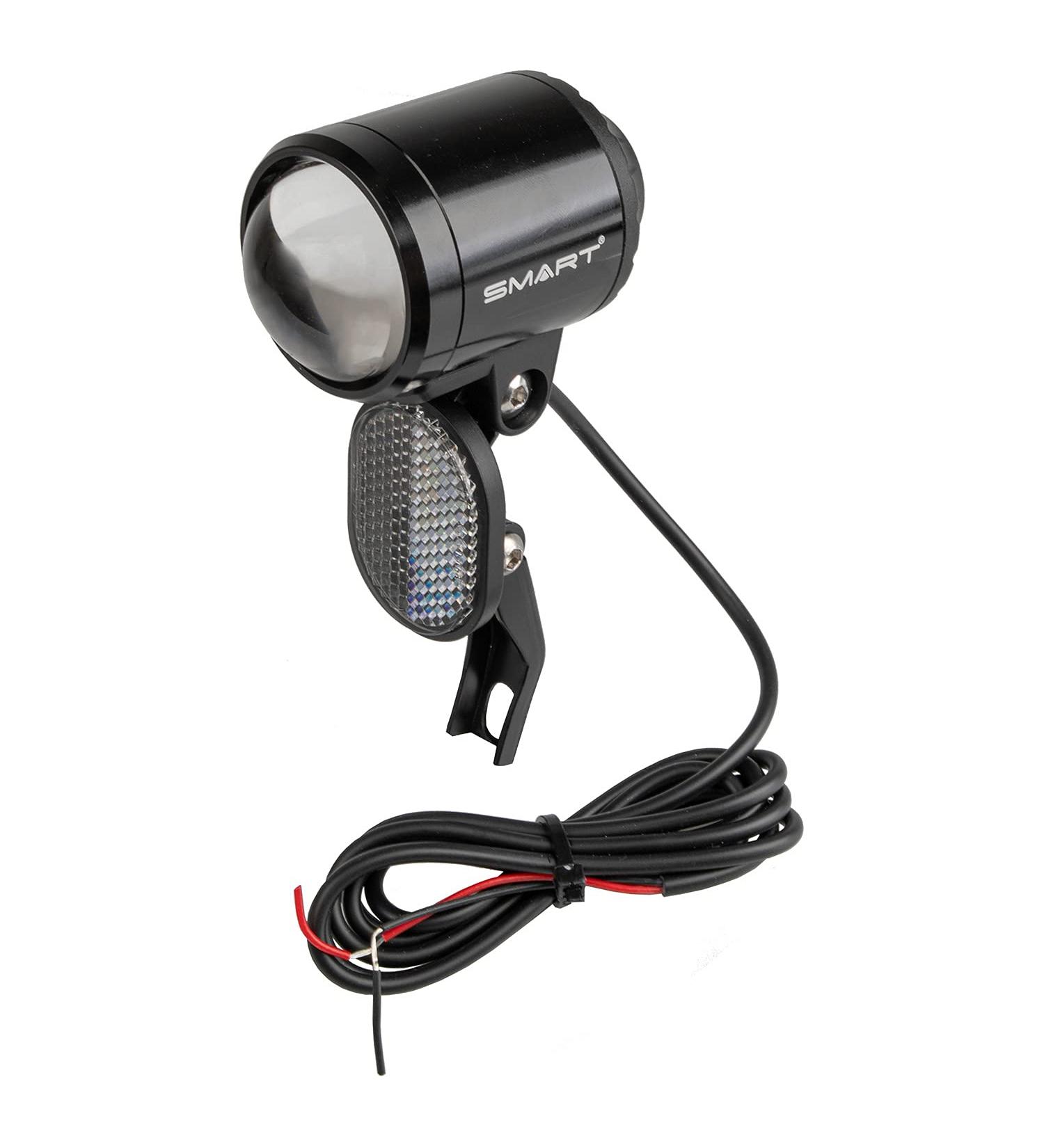 Messingschlager Smart Unisex Elite 100 E-Bike Headlight - Black One Size | International Shipping Available - Buy Online on GoSupps.com