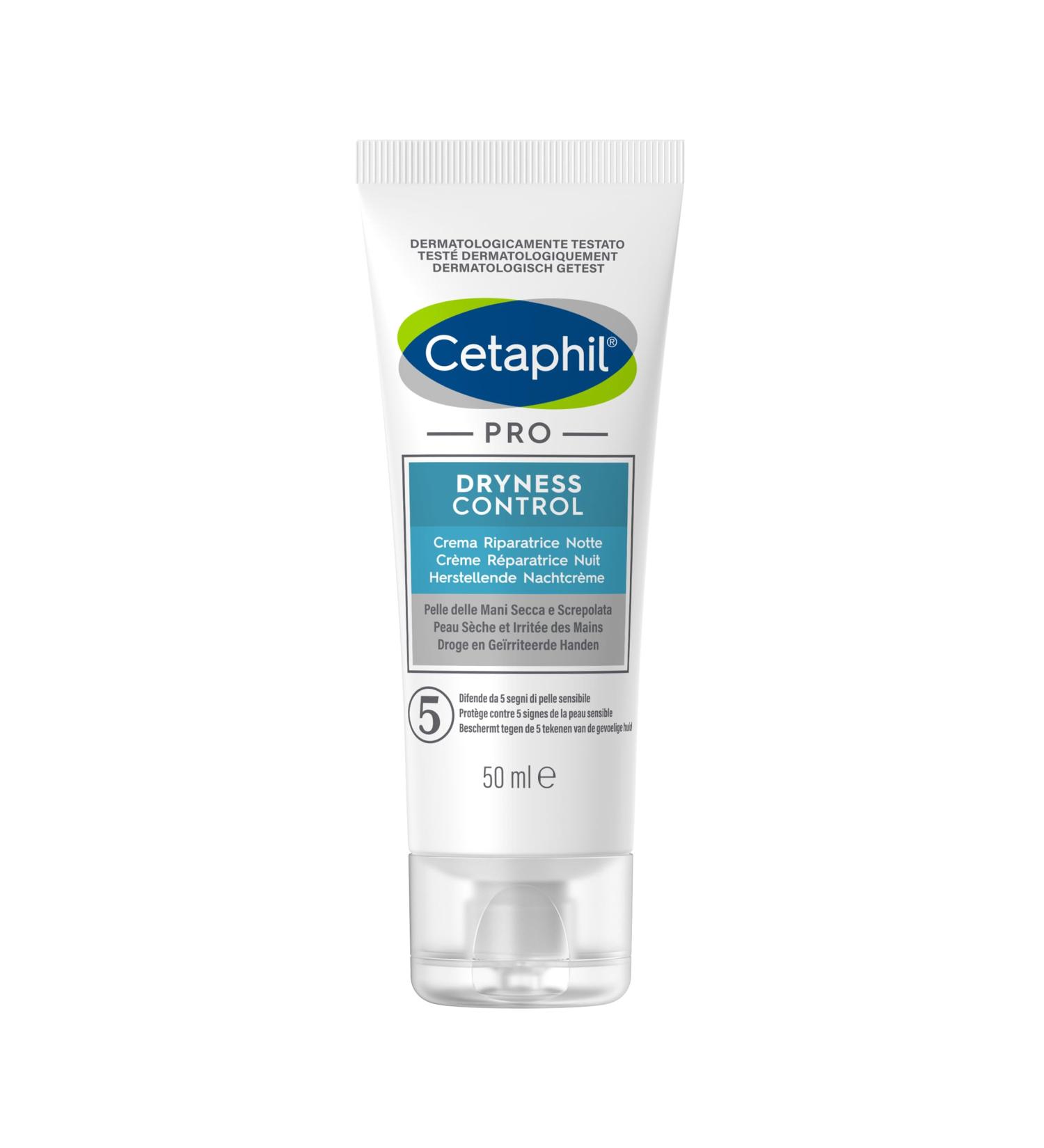 Cetaphil PRO Dryness Control Hand Cream 50ml | Night & Daily Protection for Sensitive Skin - Buy Online on GoSupps.com
