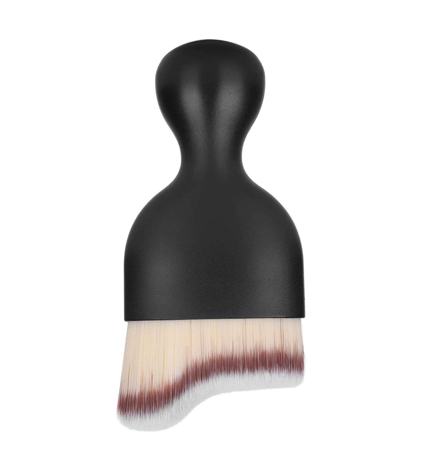 Foundation Makeup Brush Curving Wine Glass Shape Face Blush Base Multifunctional Makeup Brush for Blending Liquid Cream or Flawless Powder Foundation(grey) - Buy Online on GoSupps.com