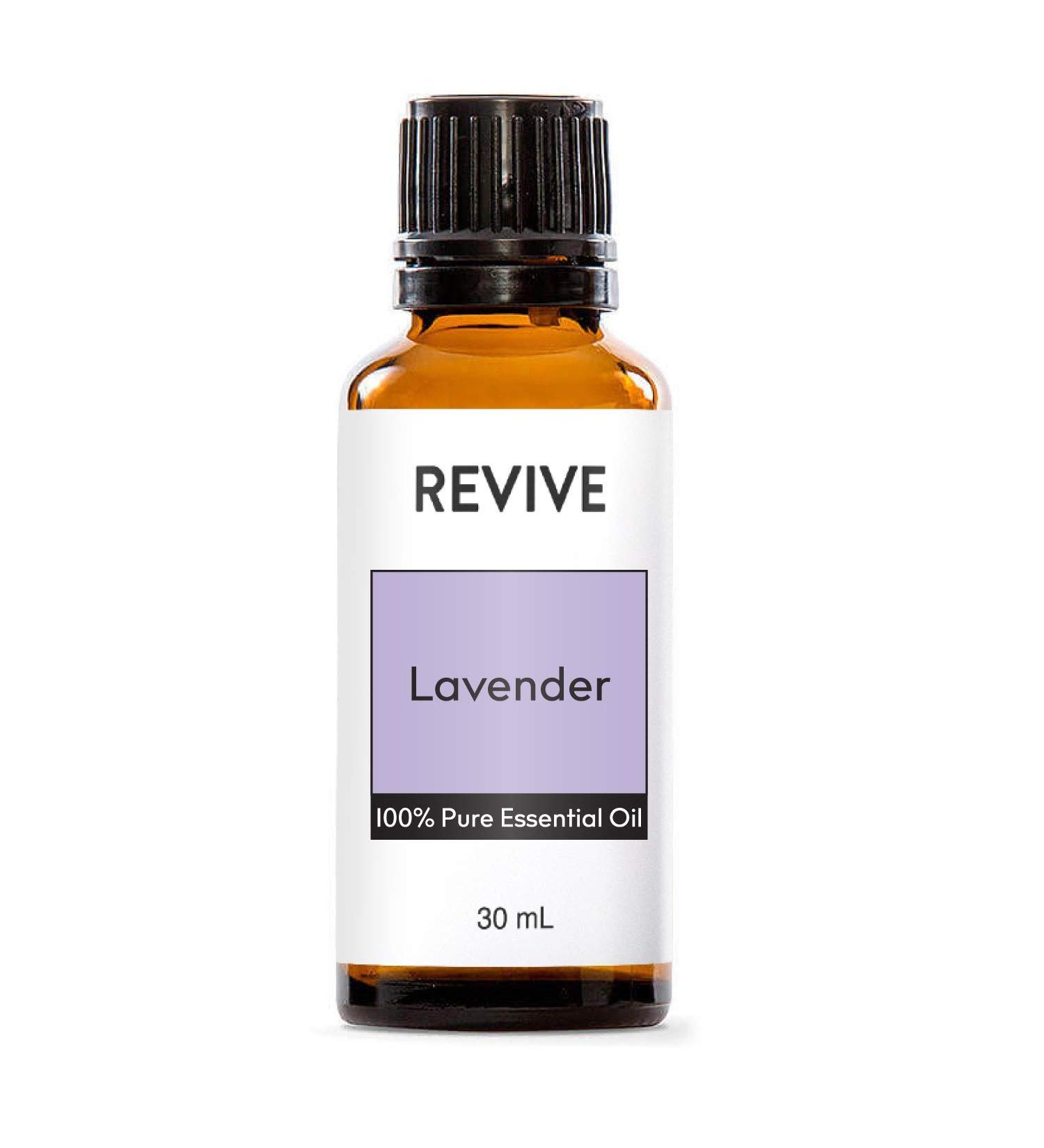 Lavender Essential Oil 30mL by Revive | 100% Pure Therapeutic Grade for Diffuser Aromatherapy Massage & Skin Care - Buy Online on GoSupps.com