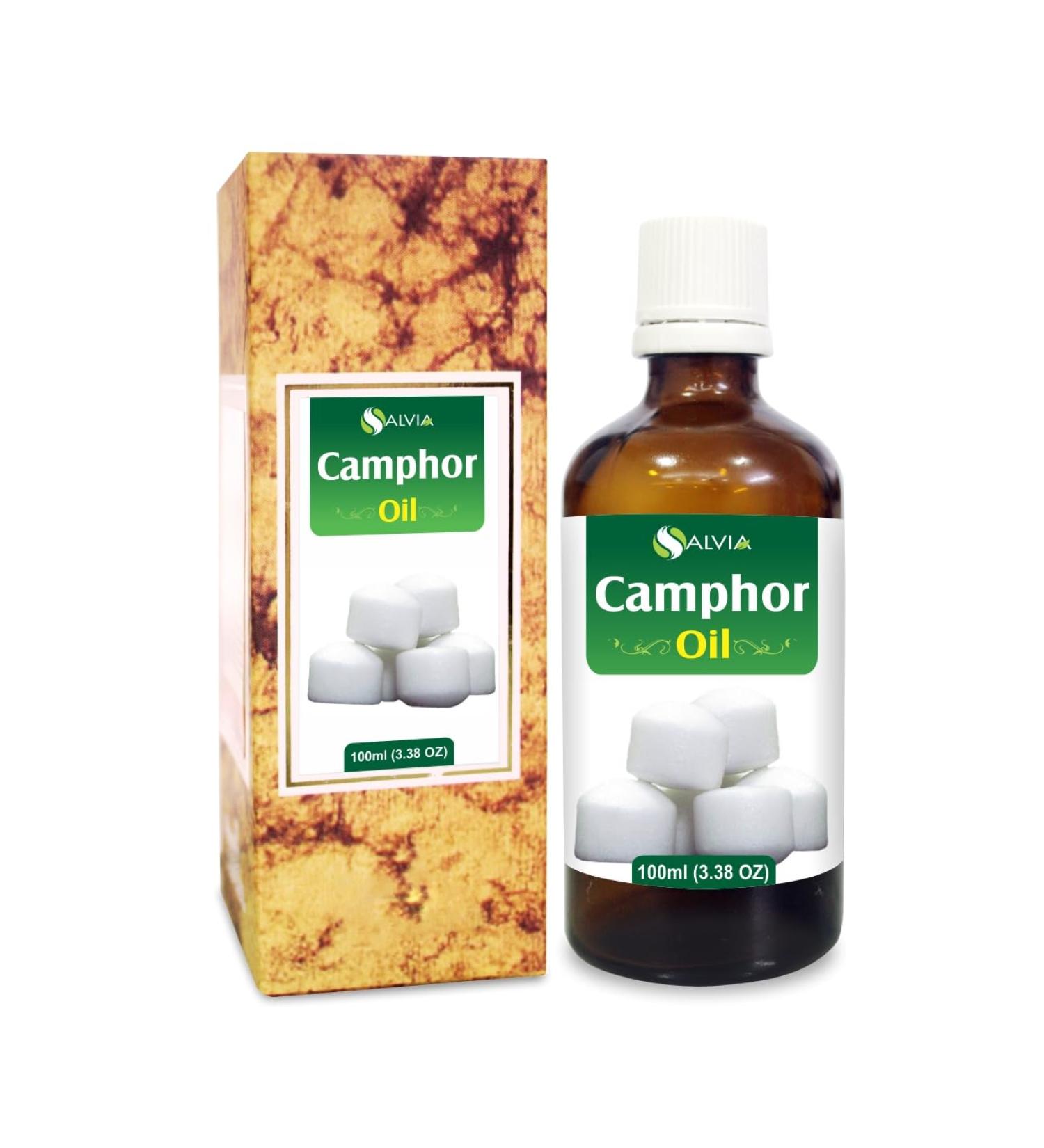 Salvia Camphor Oil (Cinnamonutn camphora) Natural Pure Undiluted Uncut Carrier Oil 100ml Camphor 100ml - Buy Online on GoSupps.com
