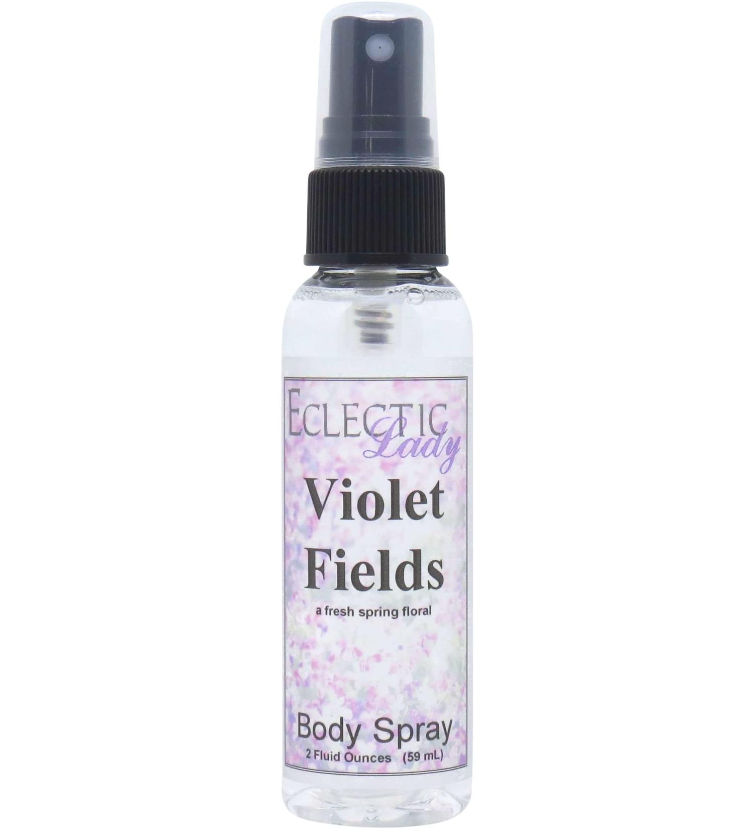Violet Fields Body Spray 2 ounces Body Mist for Women with Clean Light & Gentle Fragrance Long Lasting Perfume with Comforting Scent for Men & Women Cologne with Soft Subtle Aroma For Daily Use 2 Fluid Ounces - Buy Online on GoSupps.com