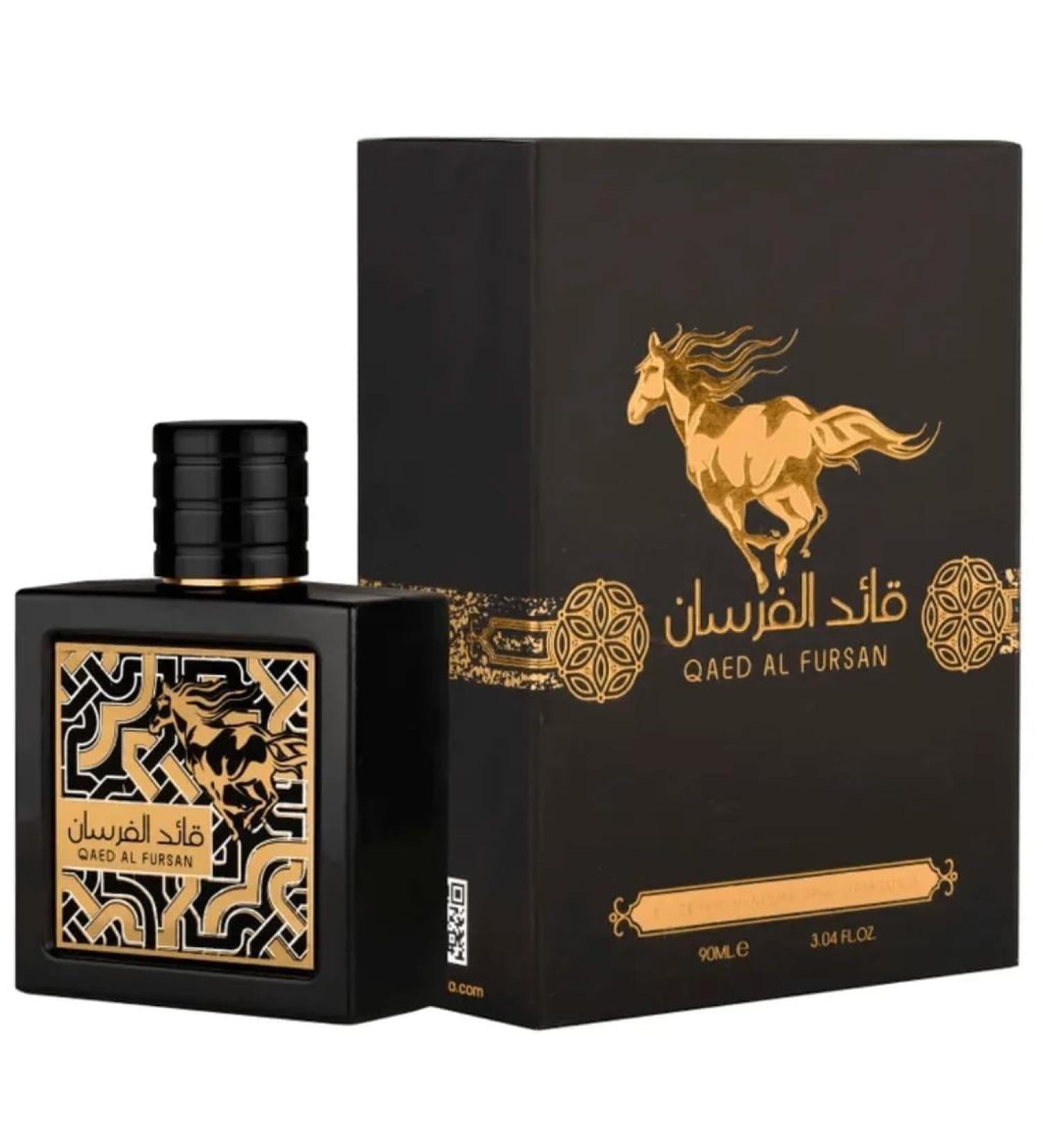 VAYUP 100% Original Arabic Luxury Qaed AL FURSAN Black 90-ML EDP Men Women Fragrance Perfume Musk Ambergris Oakmoss & Vanilla Scent 3.04 Floz Spray. - Buy Online on GoSupps.com
