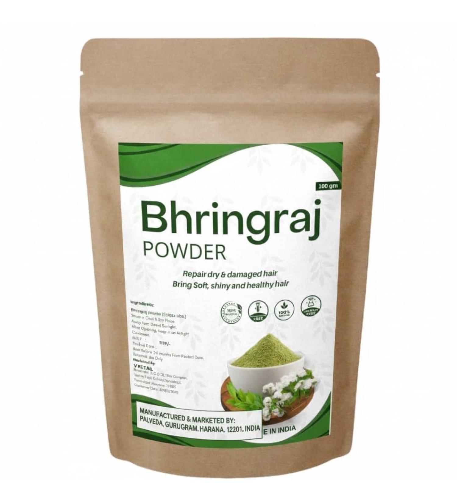 Palveda Bhringraj Powder 100g | For All Hair Types