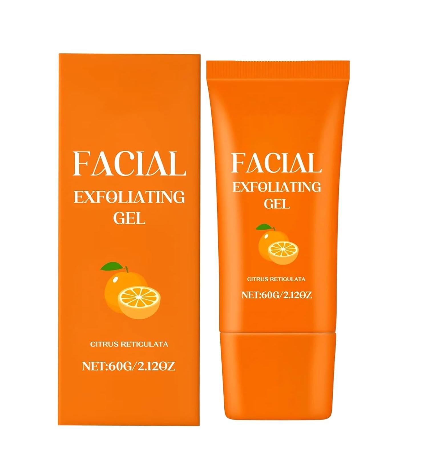 Orange Facial Exfoliating Gel Gentle Face and Body Scrub Peeling Gel Removes Blackheads & Moisturizes Skin (A-1Pcs 1 Ounce (Pack of 1)) A-1Pcs 1 Fl Oz (Pack of 3) - Buy Online on GoSupps.com