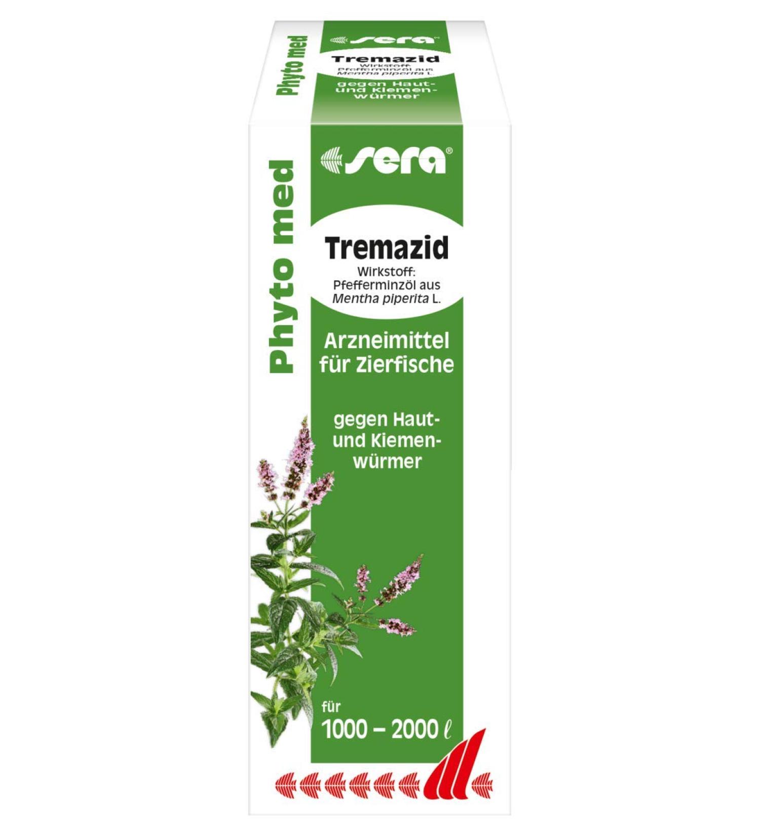 Buy Sera Phyto Med Tremazid 100 ml - Herbal Water Conditioner for Skin & Gill Worms | International Shipping Available - Buy Online on GoSupps.com