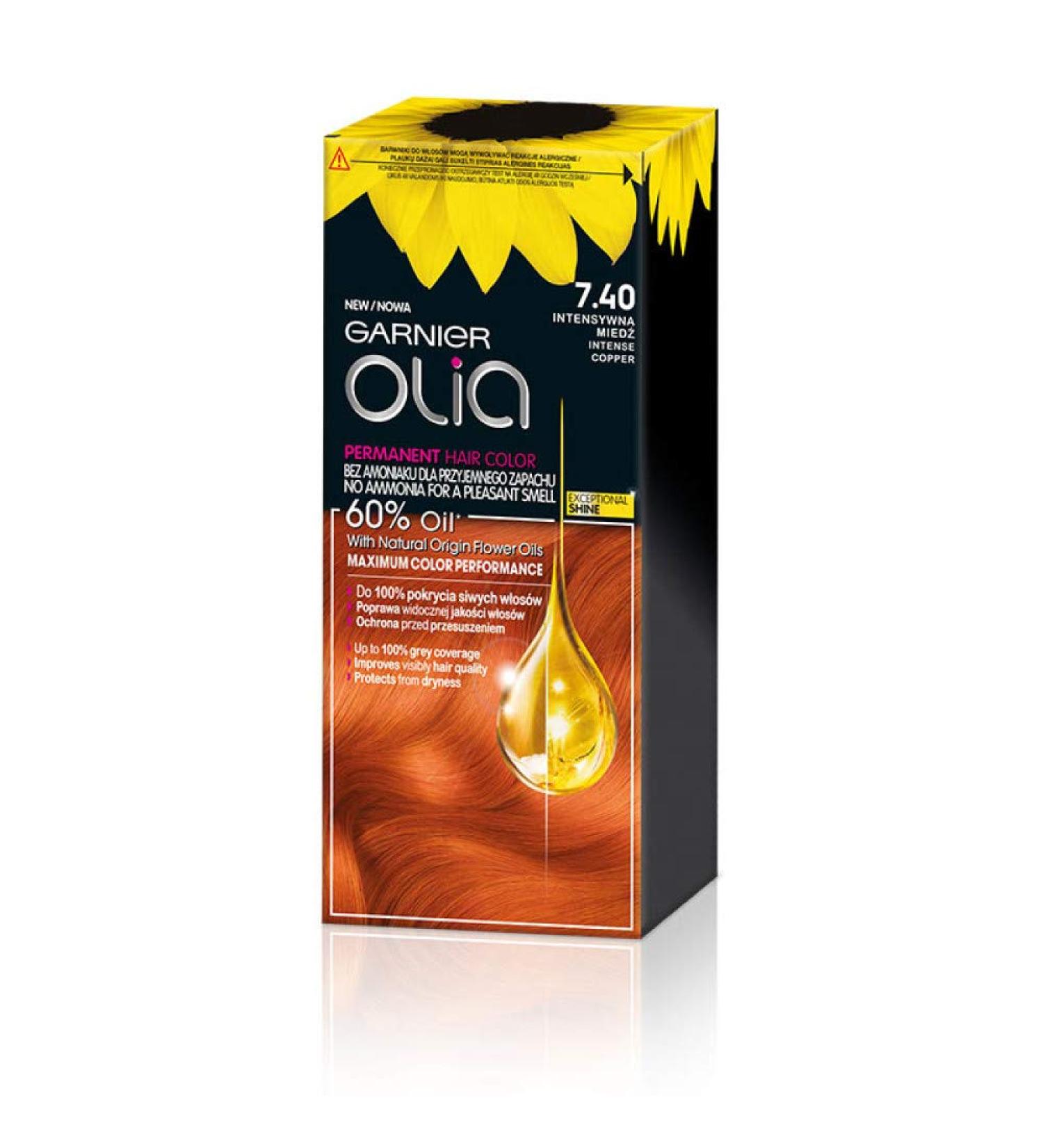 Garnier Olia Hair Dye 7.40 Intensive Copper 7.40 intense copper