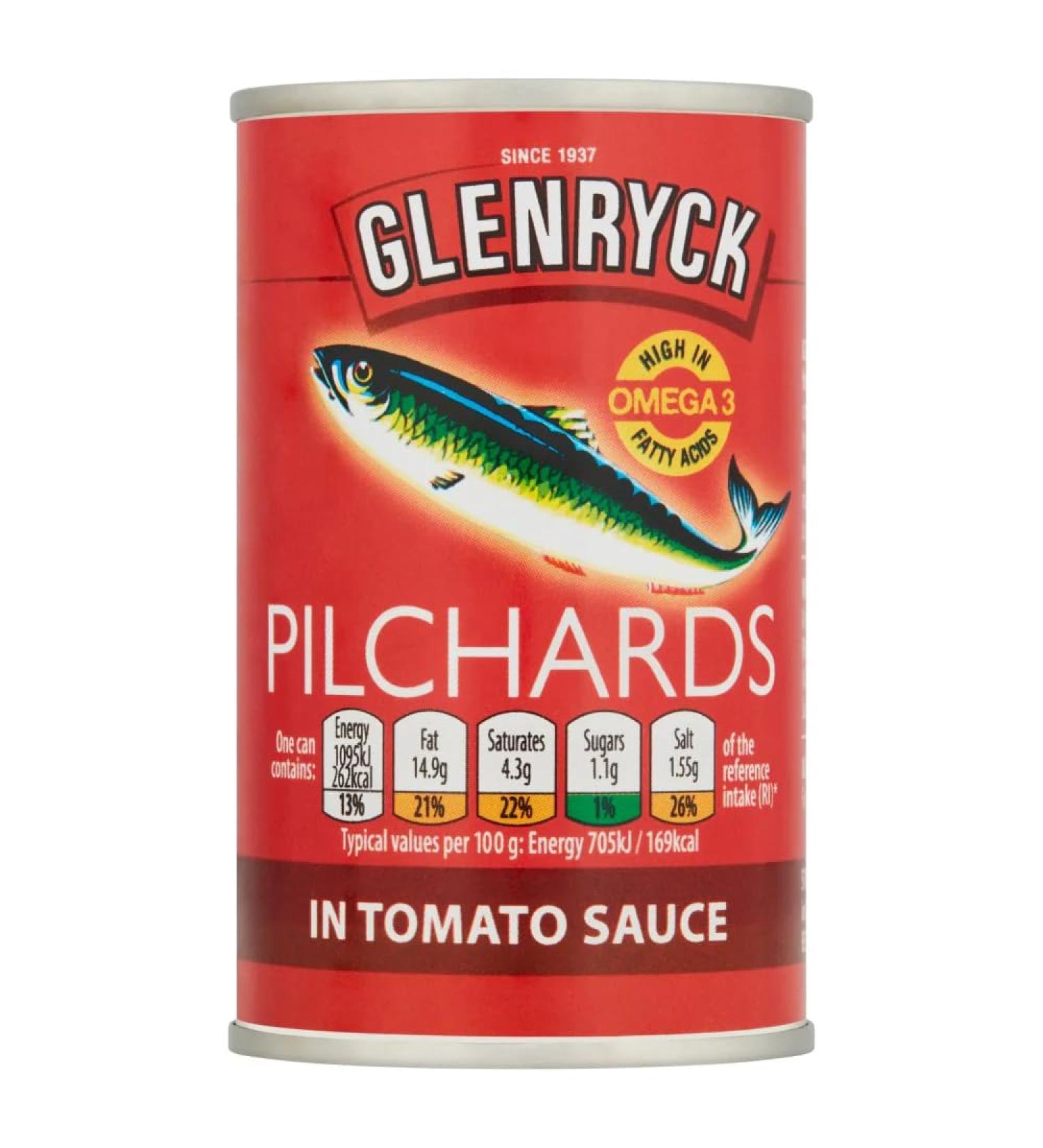 MASGlenryck Pilchards in Tomato Sauce 155g-Food