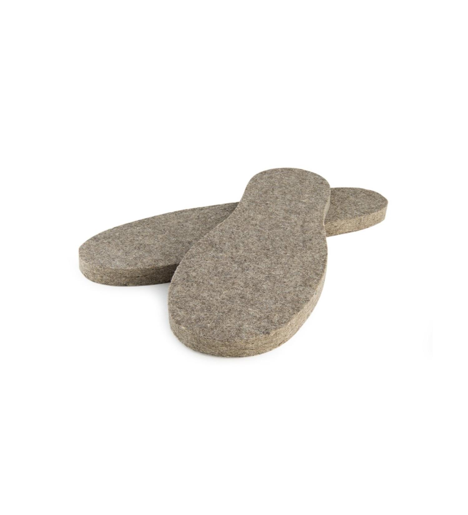 Wool Felt Insole - Adult Style 1327 Gray - Size 9 | Comfort & Warmth for Your Feet - Buy Online on GoSupps.com