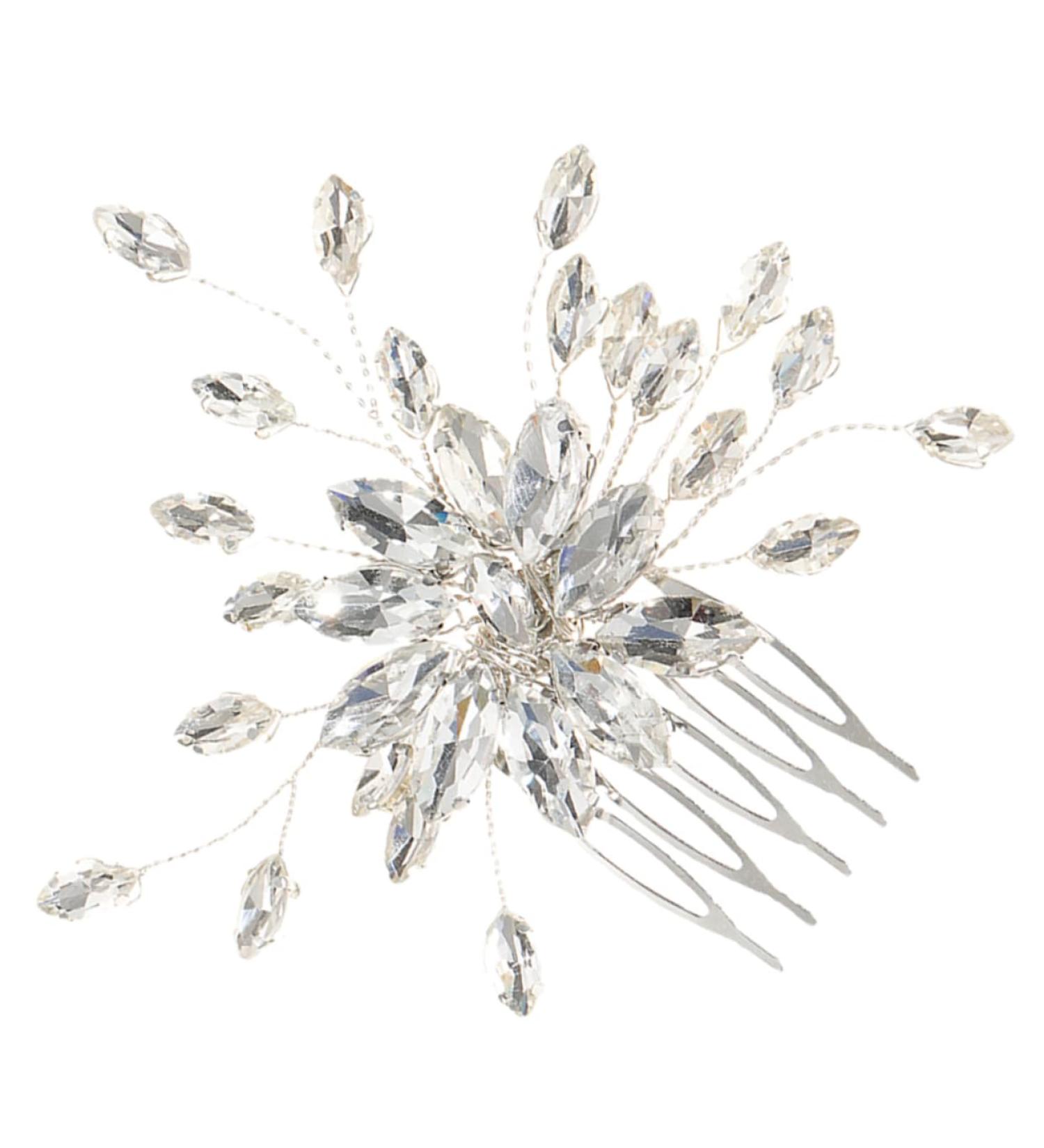 DOITOOL Hair Comb Hair Accessories for Bride Bridal Hair Accessories Bridal Accessories Prom Hair Accessories Bride Accessories Bride Headpiece Prom Headpiece Tiara Alloy Wedding Headband - Buy Online on GoSupps.com