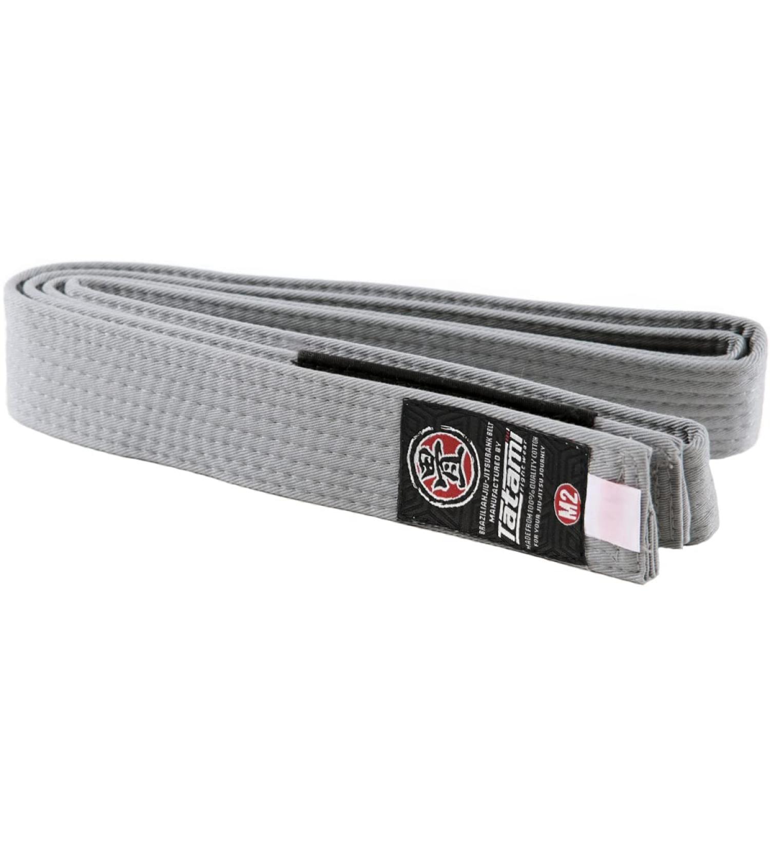 Tatami Fightwear Kid's IBJJF Rank Belt - Gray M2