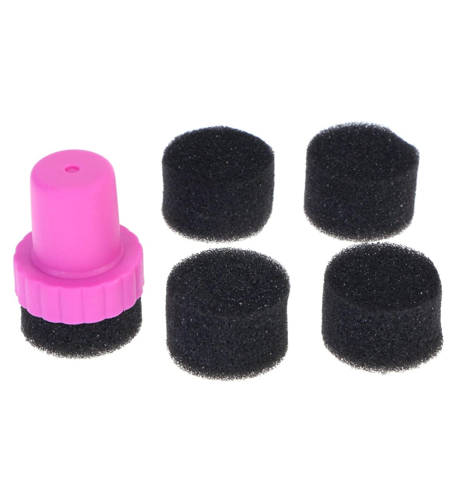 Frcolor 4pcs Nail Brush Set - Polish Sponge Sealant & Stencil for Perfect Manicure | International Shipping - Buy Online on GoSupps.com