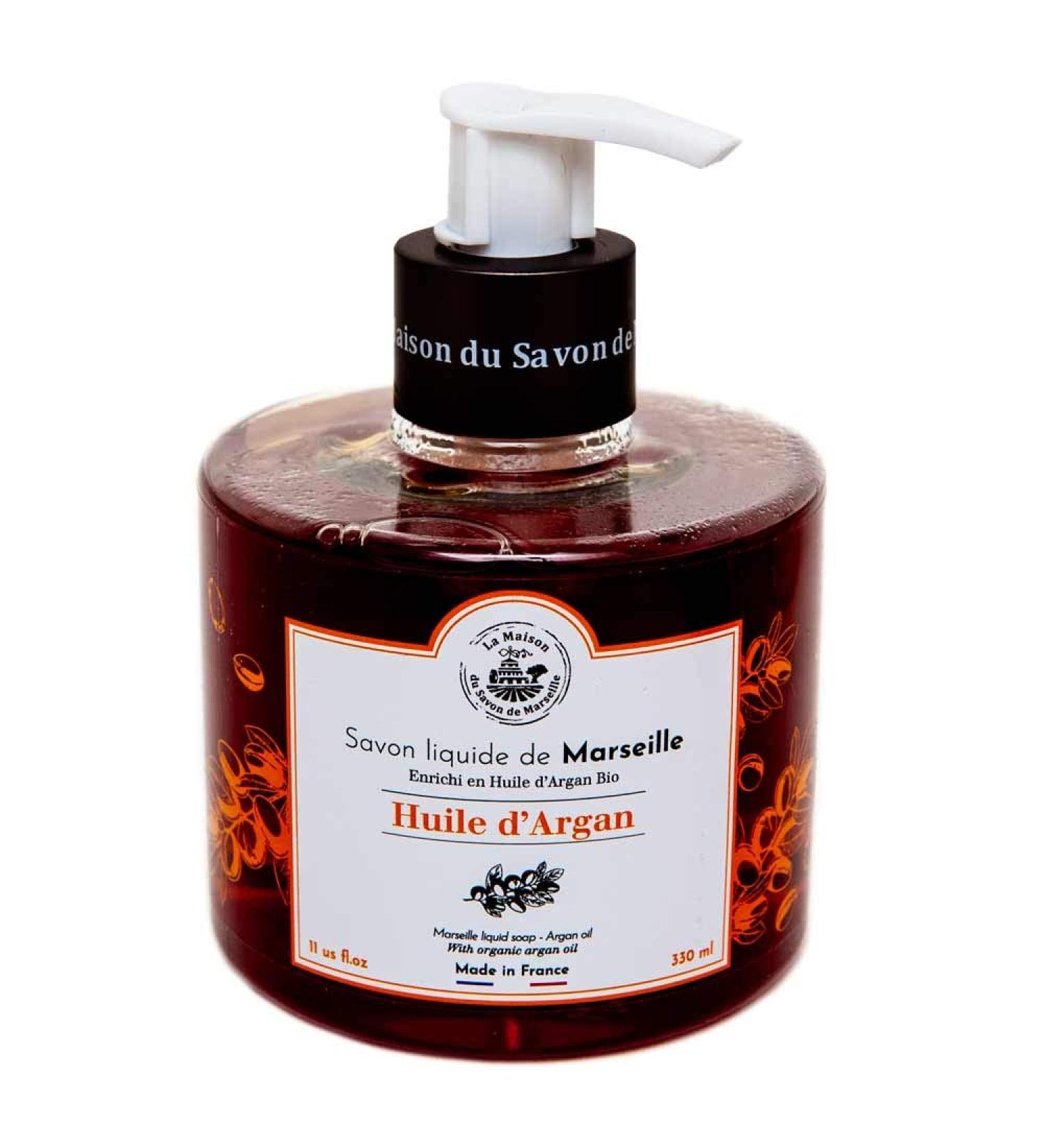 Liquid Soap 330 ml organic argan oil - La Maison du Savon de Marseille by Maison du Savon