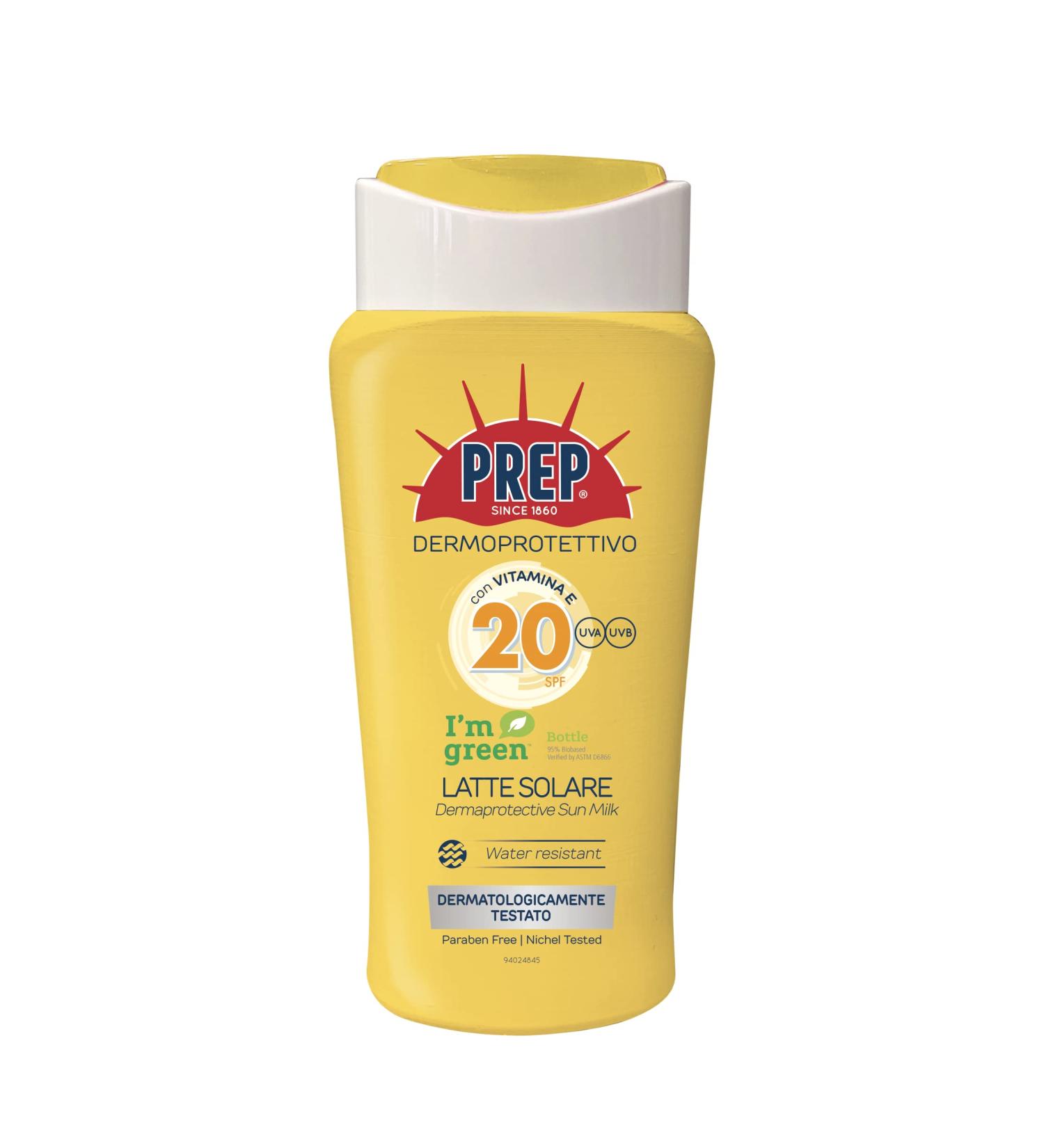 Prep Derma-protective Sun Milk SPF 20 for Unisex - 6.8 Oz Sunscreen - Buy Online on GoSupps.com