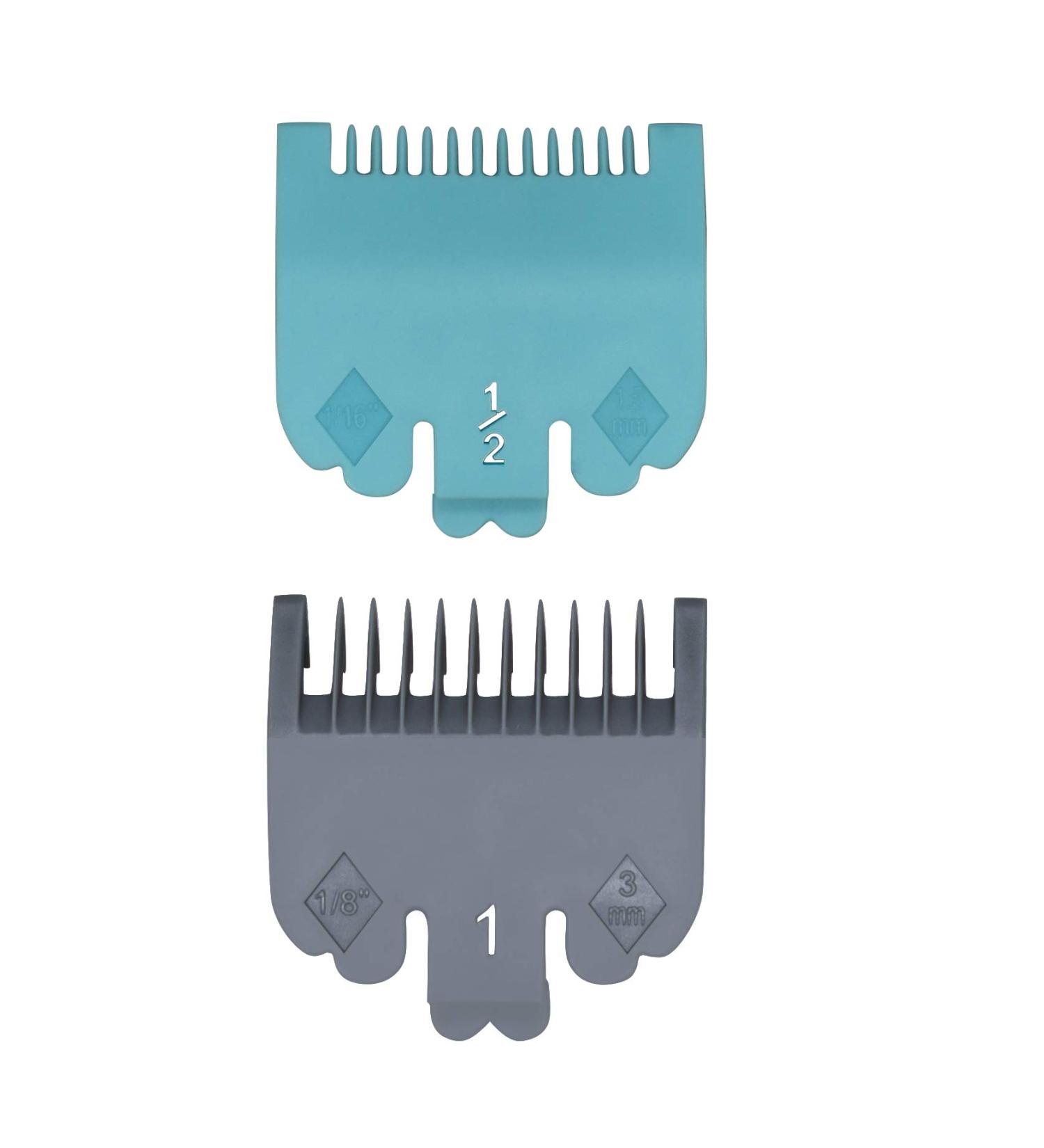 2 Pieces Professional Hair Clipper Guards Hair Clipper Guide Combs Compatible with Most Wahl Full-sized Standard Hair Clippers Blades(1.5mm 3mm) - Buy Online on GoSupps.com