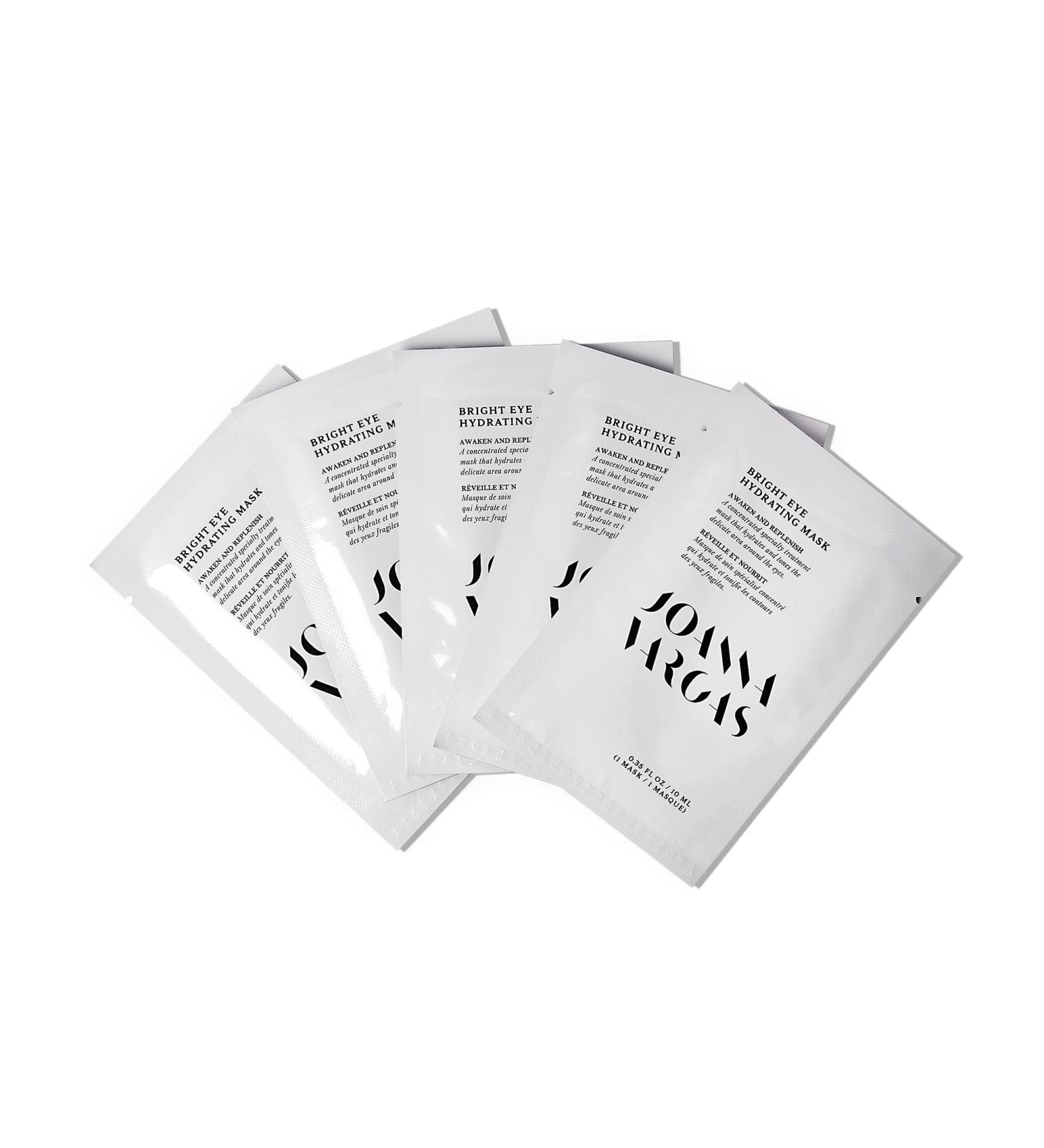 Joanna Vargas Bright Eye Hydrating Mask - Targets Dark Circles, Expression Lines, and Skin Tone - 5 Sheets (0.35 oz/sheet) - Buy Online on GoSupps.com