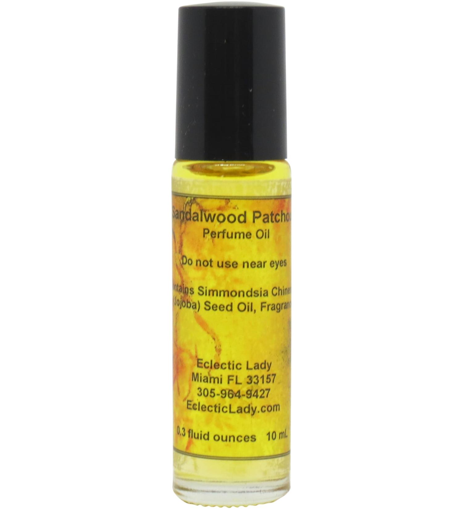 Sandalwood Patchouli Perfume Oil 0.3 Oz Portable Roll-On Fragrance with Long-Lasting Scent Delightful Essential Oils and Jojoba Oil For Daily Use 0.3 Fl Oz (Pack of 1) - Buy Online on GoSupps.com