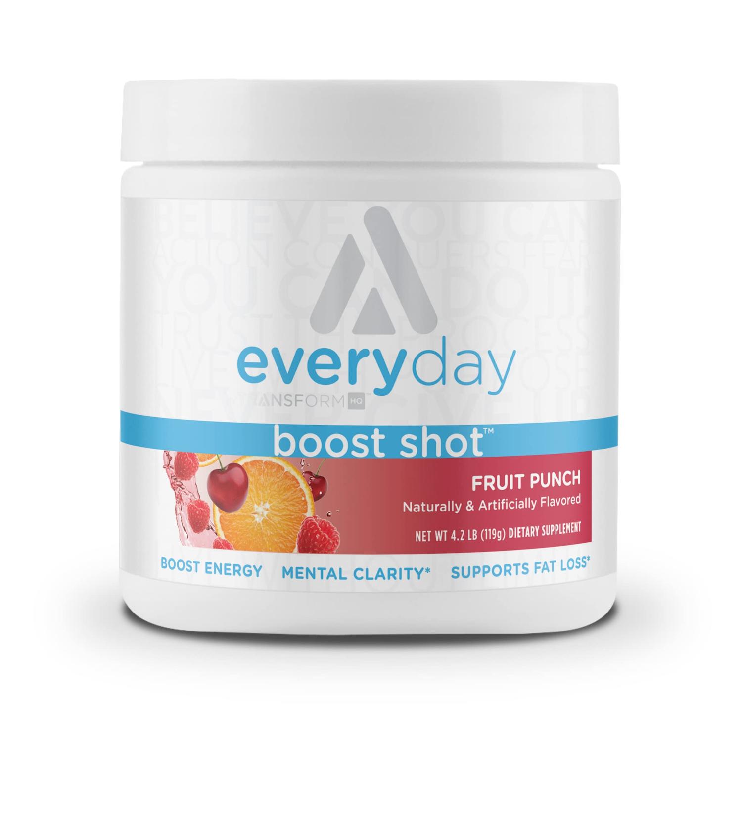 TransformHQ Everyday Boost Shot 28 Servings (Fruit Punch) - Non-GMO, Gluten-Free - Buy Online on GoSupps.com