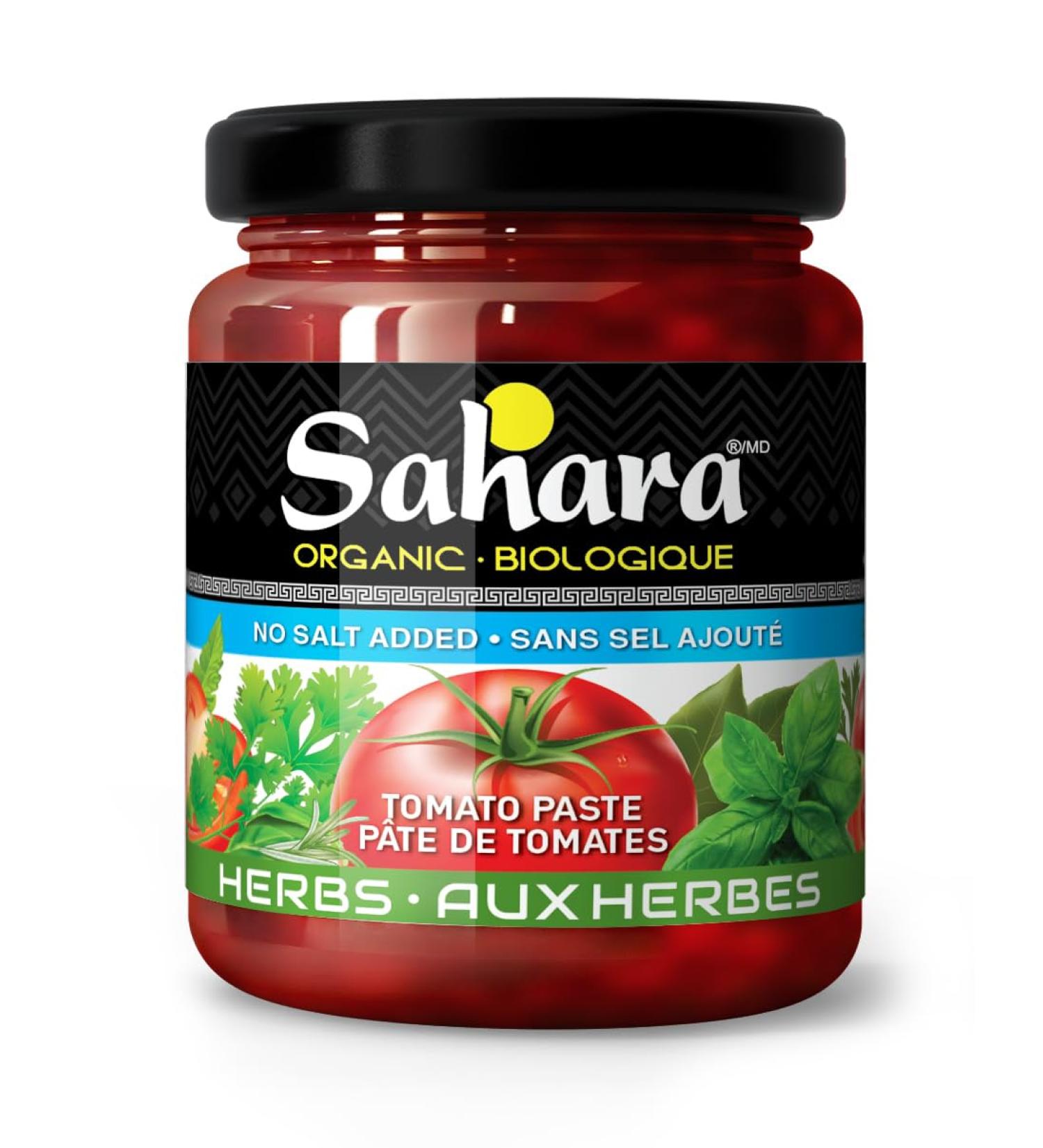 Sahara Organic Herbs Tomato Paste (12-Pack) 12 x 120ml - Buy Online on GoSupps.com