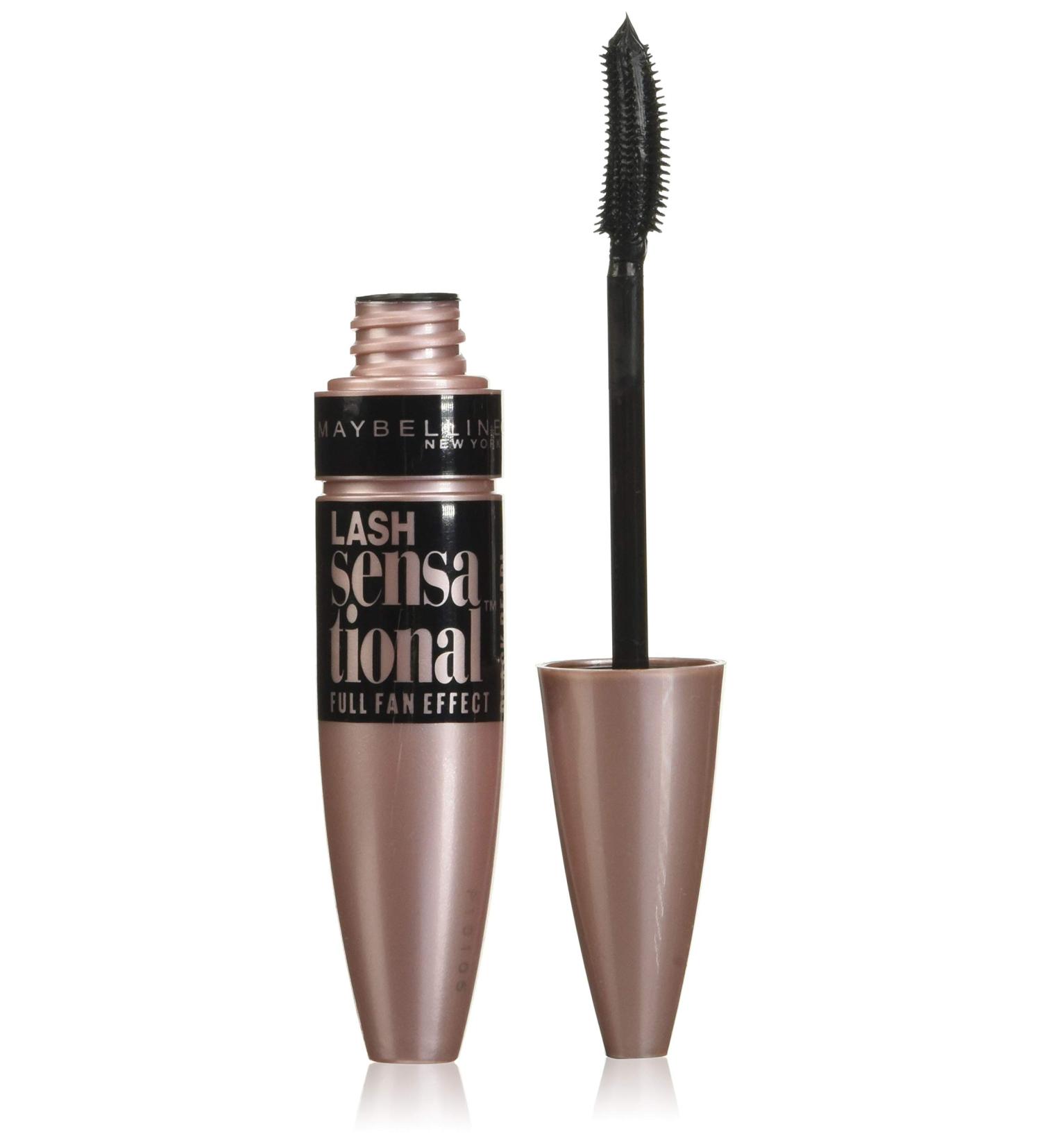 Maybelline Lash Sensational Volumizing Mascara Black Pearl 303 - 0.32 oz (Pack of 1) | Washable Mascara - Buy Online on GoSupps.com