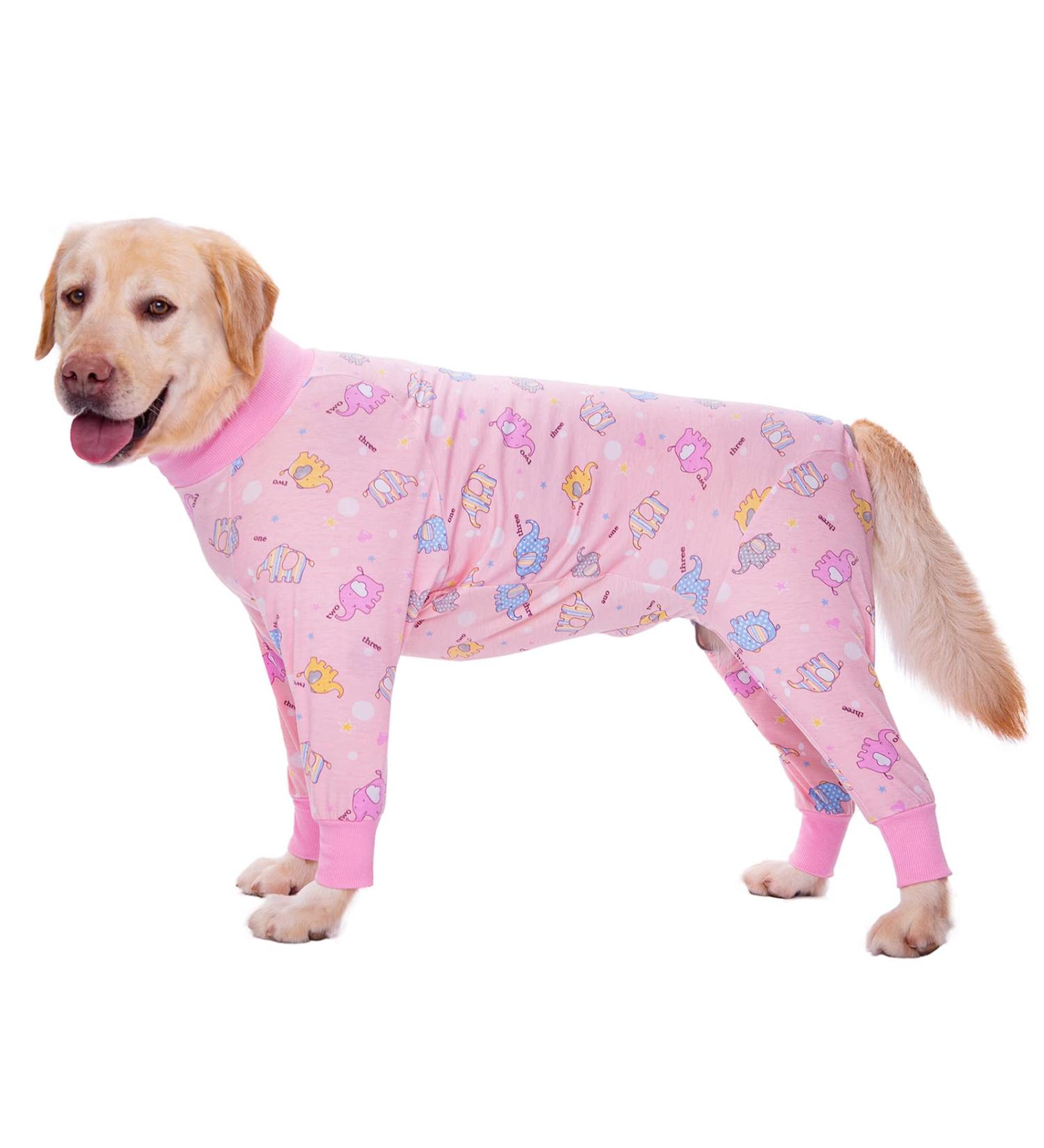 YeaPeeto One-Divider Pajamas for Large & Medium Dogs | Relaxation Wound Protection Hair Loss & Allergy Solution | 6XL Elephant - Buy Online on GoSupps.com